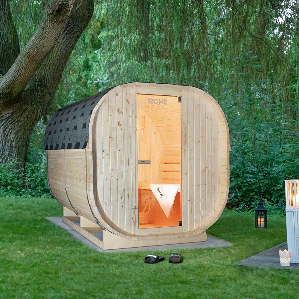 HOME DELUXE Outdoor Sauna CUBE L - Bild 1