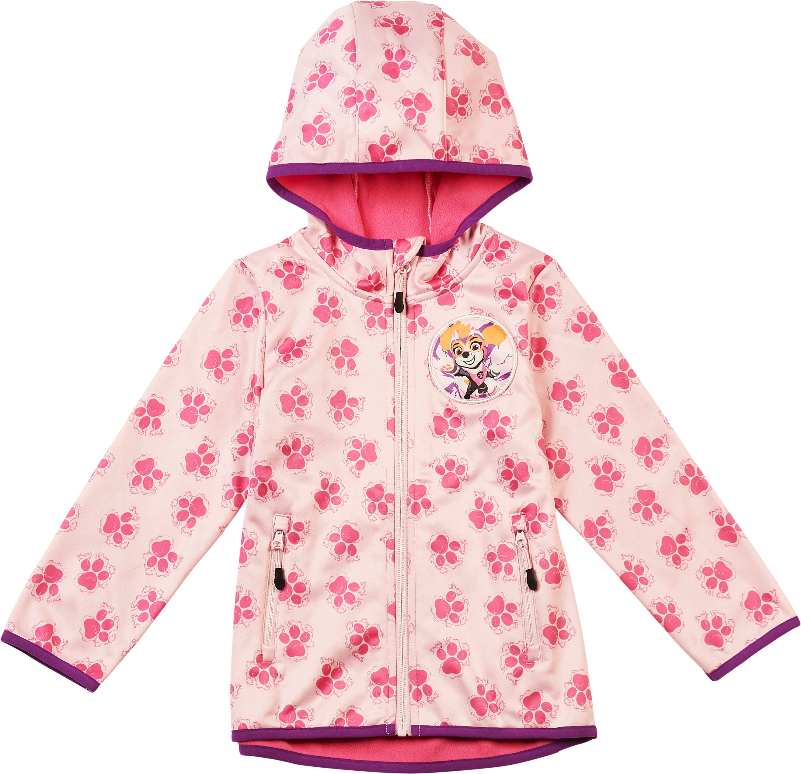 Kinder Softshell Jacke Paw Patrol Girls 122/128 - Bild 1