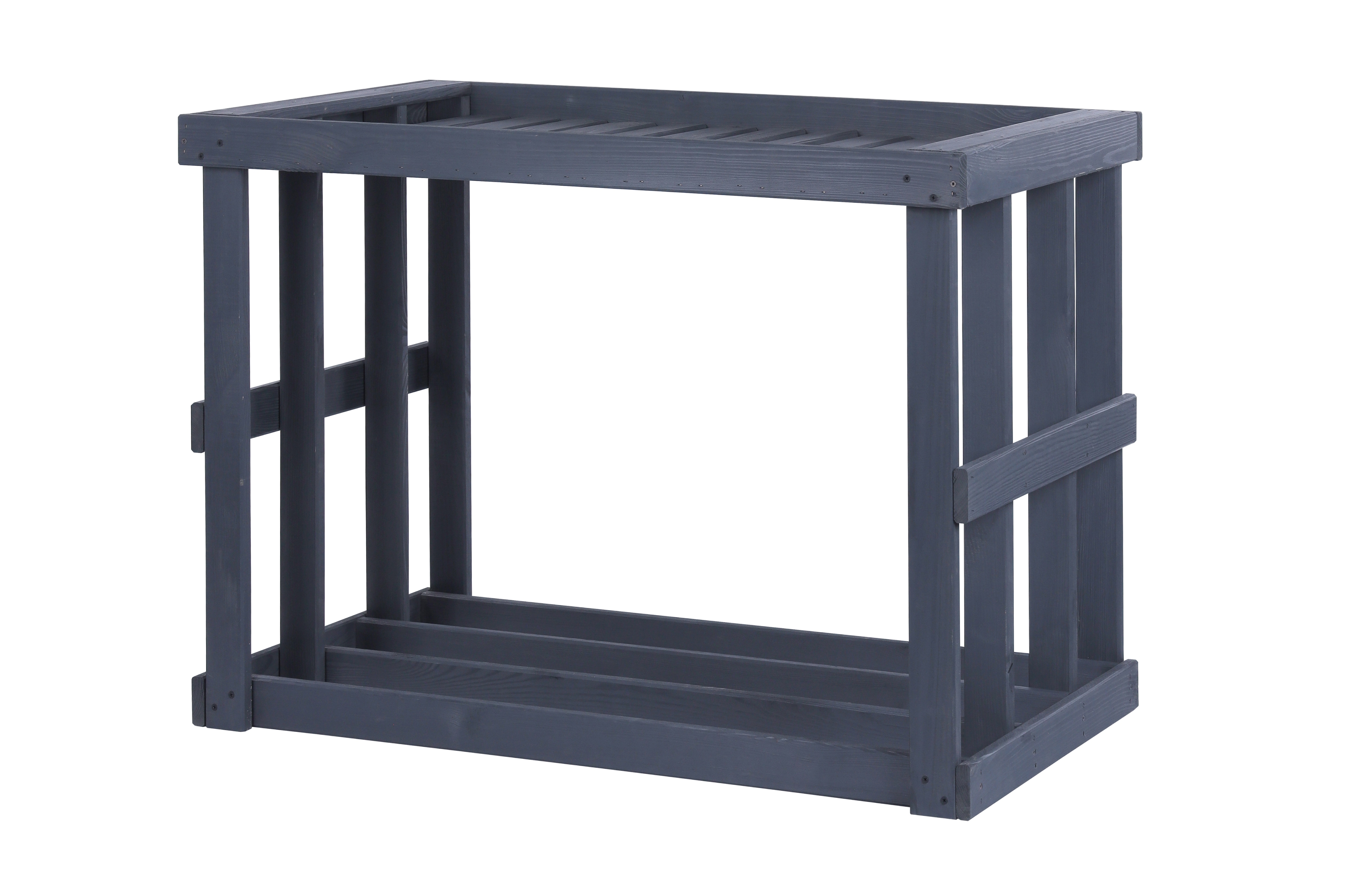 Westmann Holz Kaminholzregal Stephan | Anthrazit | 52x108x74 cm - Bild 1