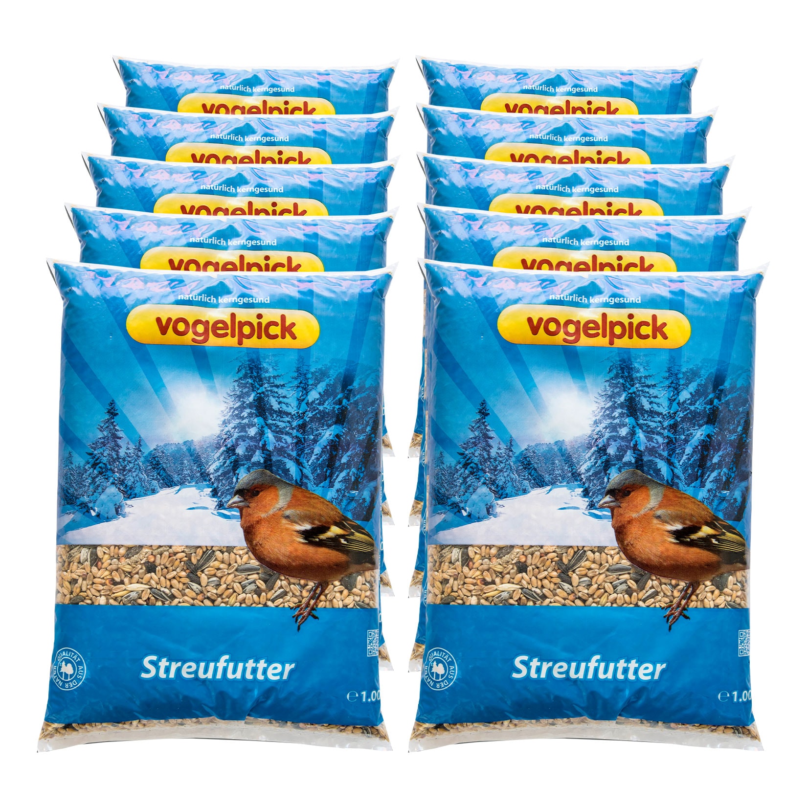 Vogelpick Streufutter 1 kg, 10er Pack - Bild 1
