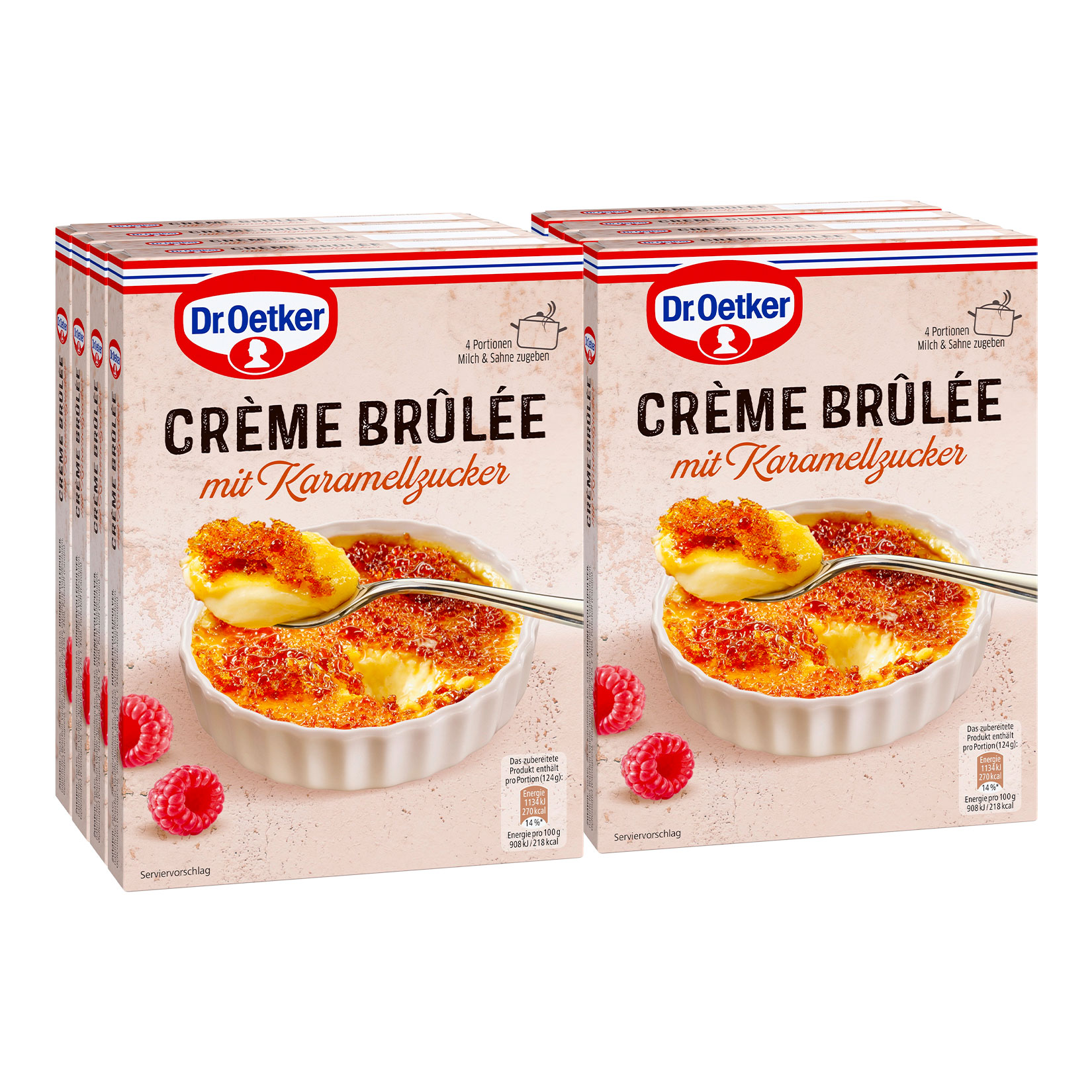 Dr. Oetker Creme Brulee 96 g, 8er Pack - Bild 1