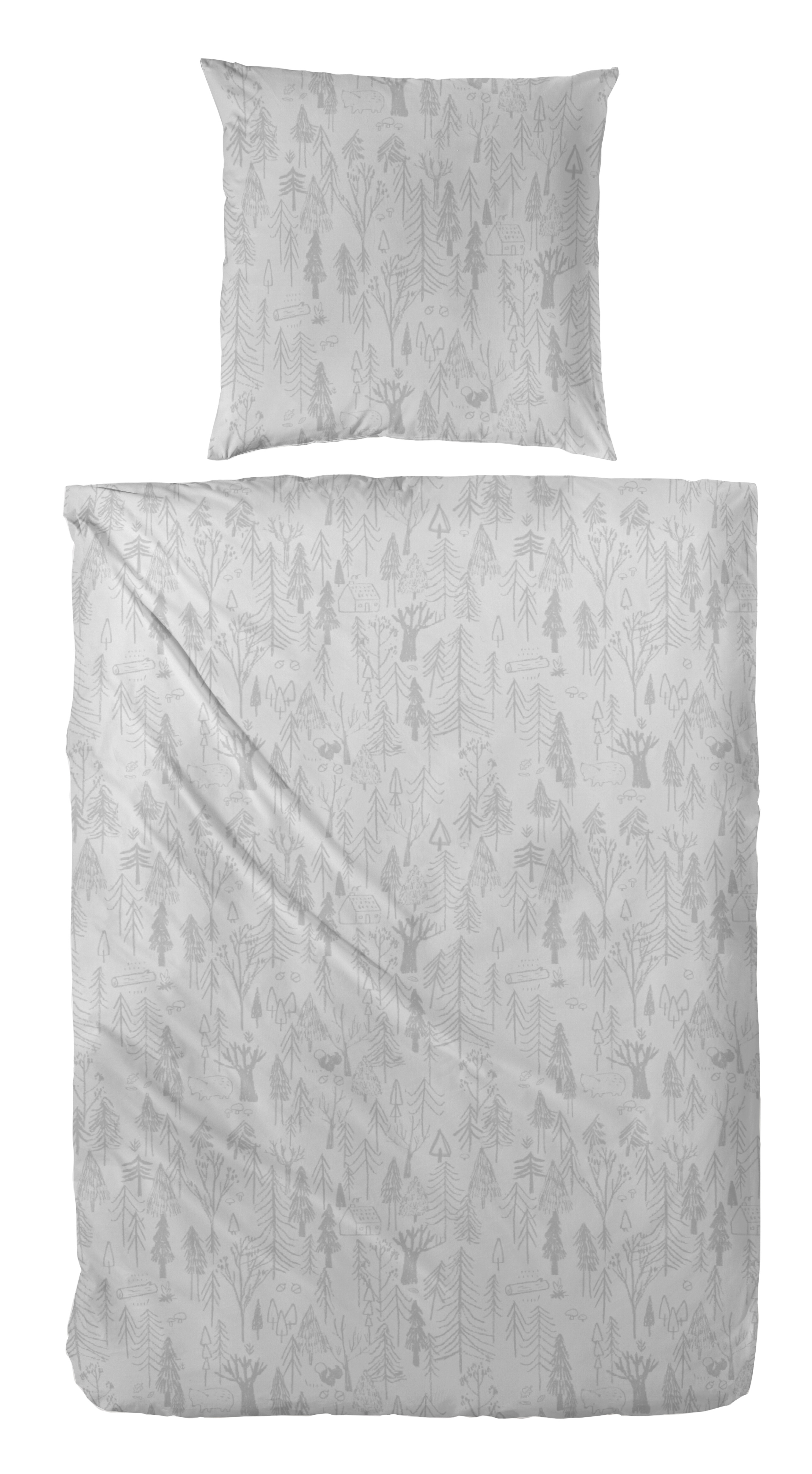 Feinbiber Bettw&auml;sche Woodland - 200x135 - Bild 1