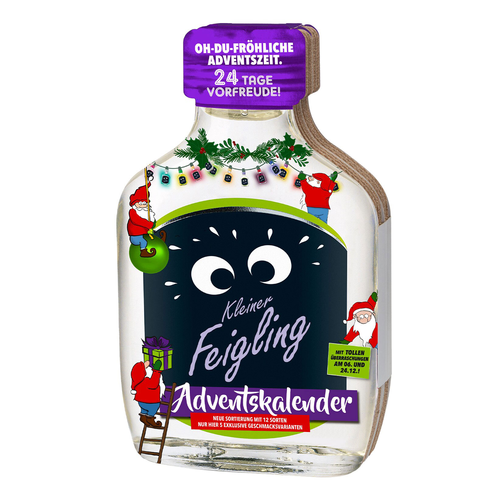 Kleiner Feigling Adventskalender 15,0 - 20,0 % vol 24 x 0,02 Liter - Bild 1