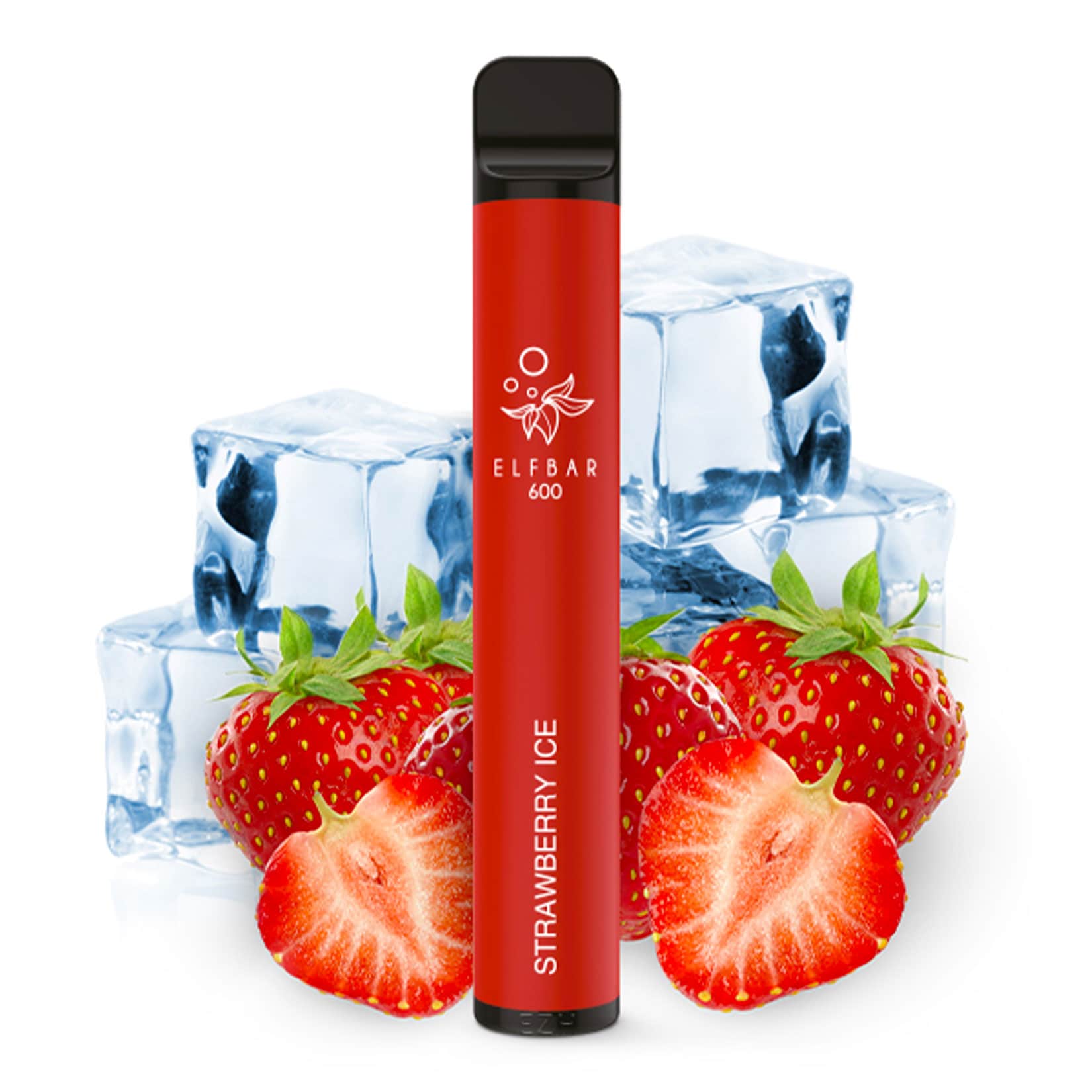 Elf Bar 600 Einweg E-Zigarette Strawberry Ice, 2 ml, 2.0% Nikotin - Bild 1