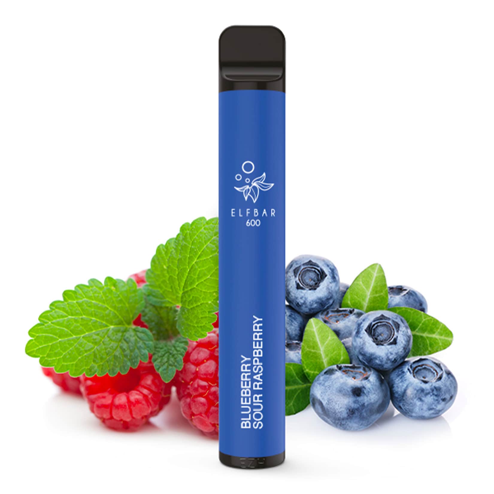 Elf Bar 600 Einweg E-Zigarette Blueberry Sour Raspberry, 2 ml, 2.0% Nikotin - Bild 1