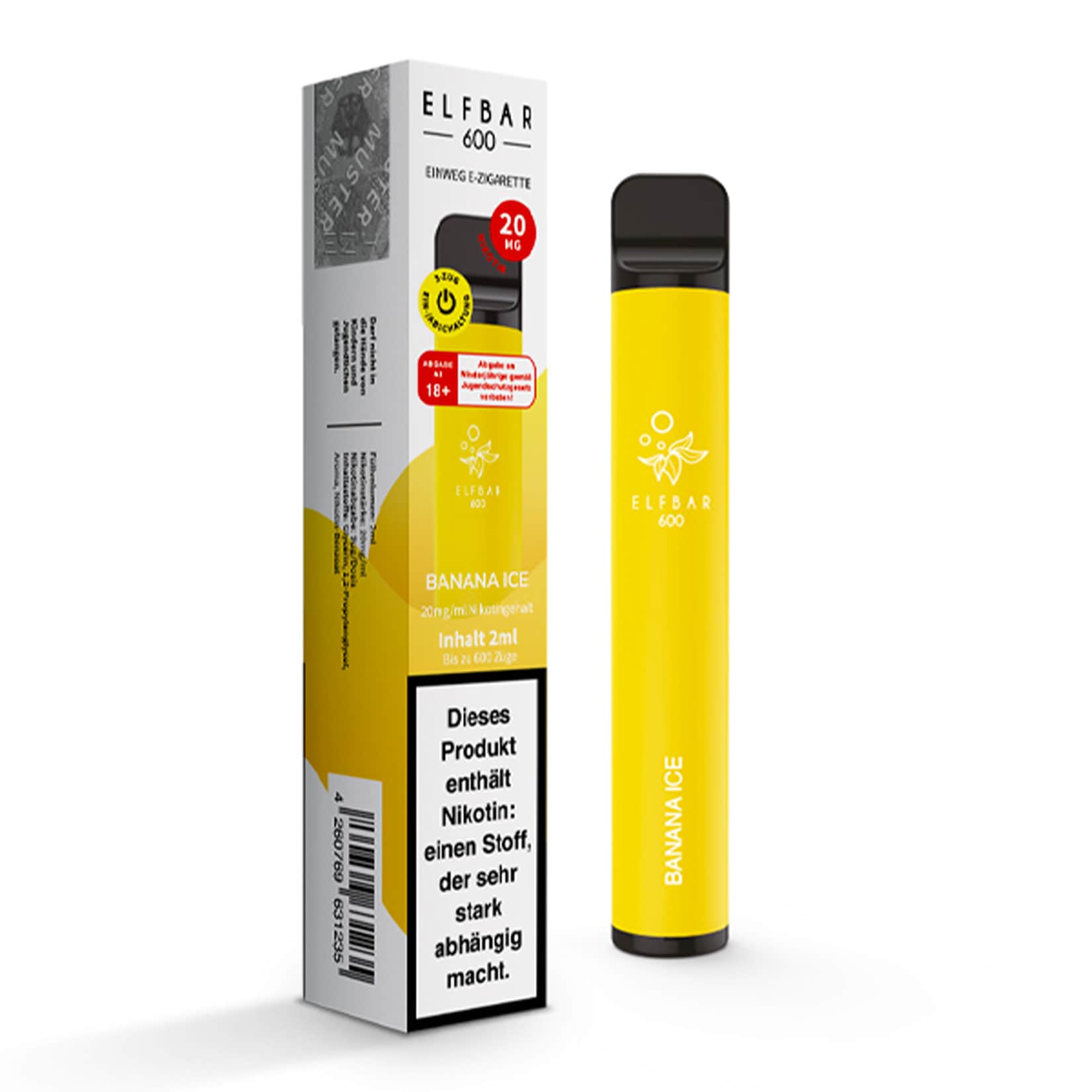 elfbar 800 einweg geht nicht an ElfBar 600 Vape Nikotinfrei main image 1