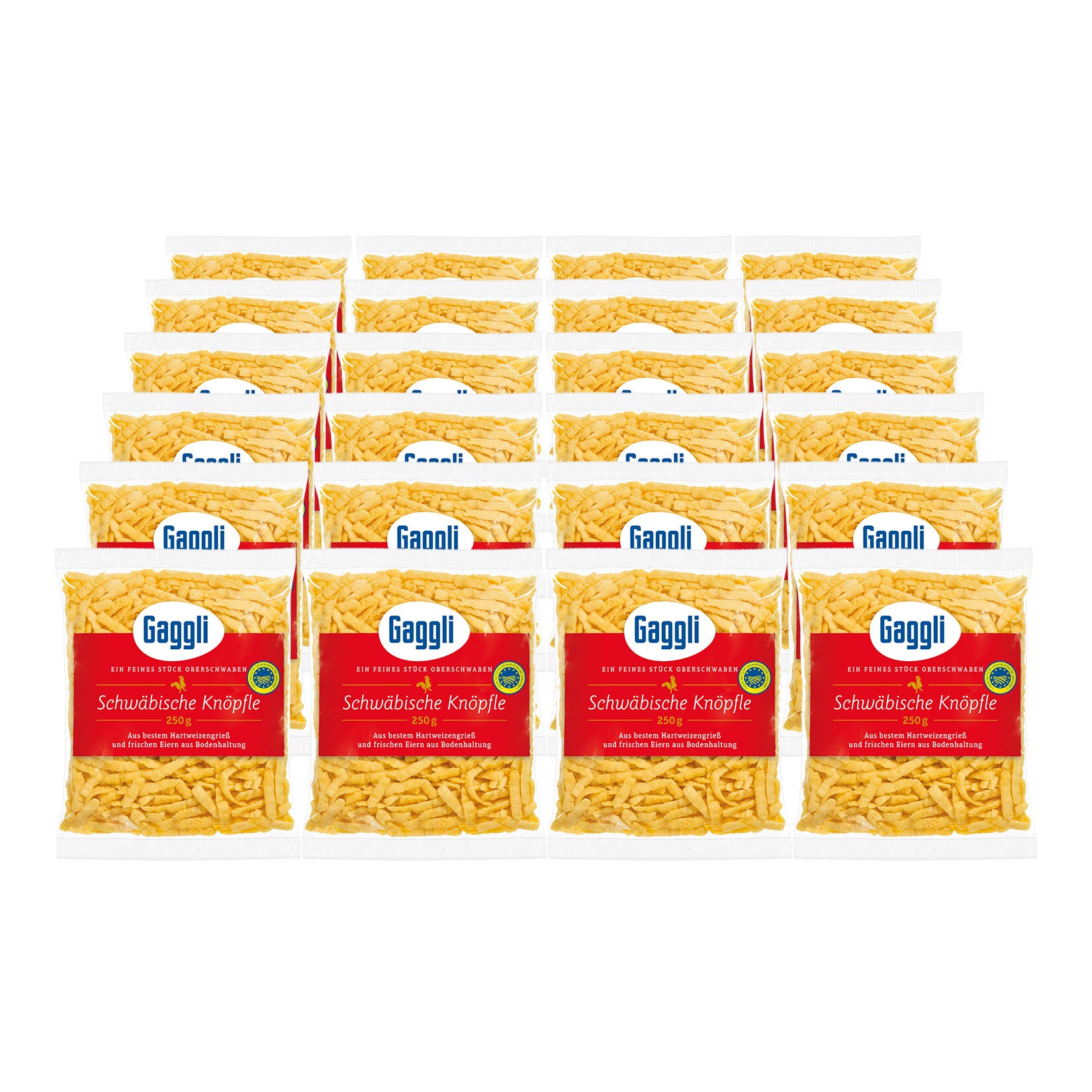 Gaggli Schw&auml;bische Kn&ouml;pfle 250 g, 24er Pack - Bild 1