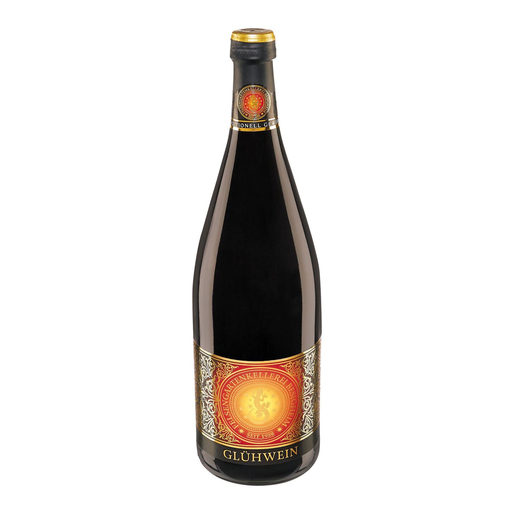 Felsengartenkellerei Gl&uuml;hwein rot 10,6 % vol 1 Liter - Bild 1