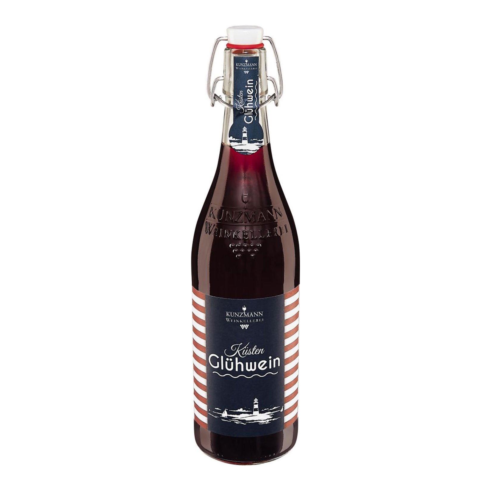 Kunzmann Weinkellerei K&uuml;sten Gl&uuml;hwein 12,0 % vol 0,75 Liter - Bild 1
