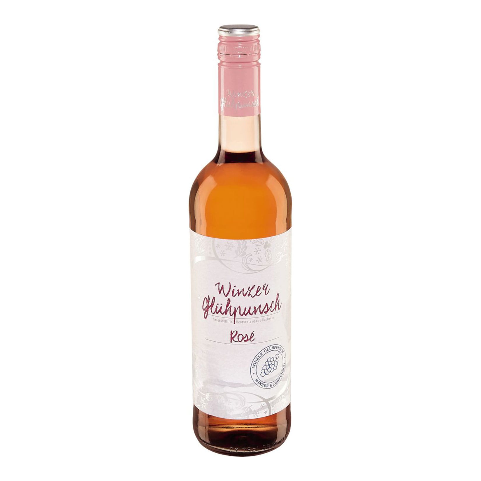 Winzer Gl&uuml;hpunsch rose 11,0 % vol 0,75 Liter - Bild 1