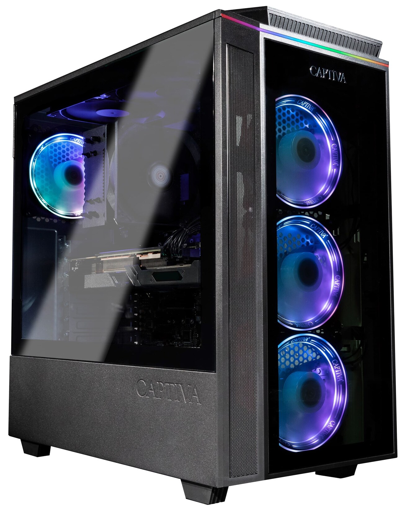 Captiva PC Advanced Gaming R76-395   AMD Ryzen 7 5700X   32GB DDR4 RAM   NVIDIA RTX 4060 Ti 8GB GDDR6   SSD 1TB M.2 NVMe