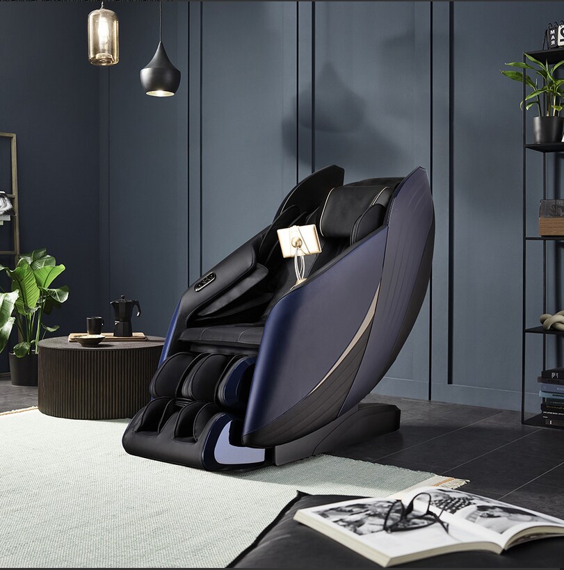 HOME DELUXE Massagesessel Hylos – versch. Farben – Blau | 04058166273895