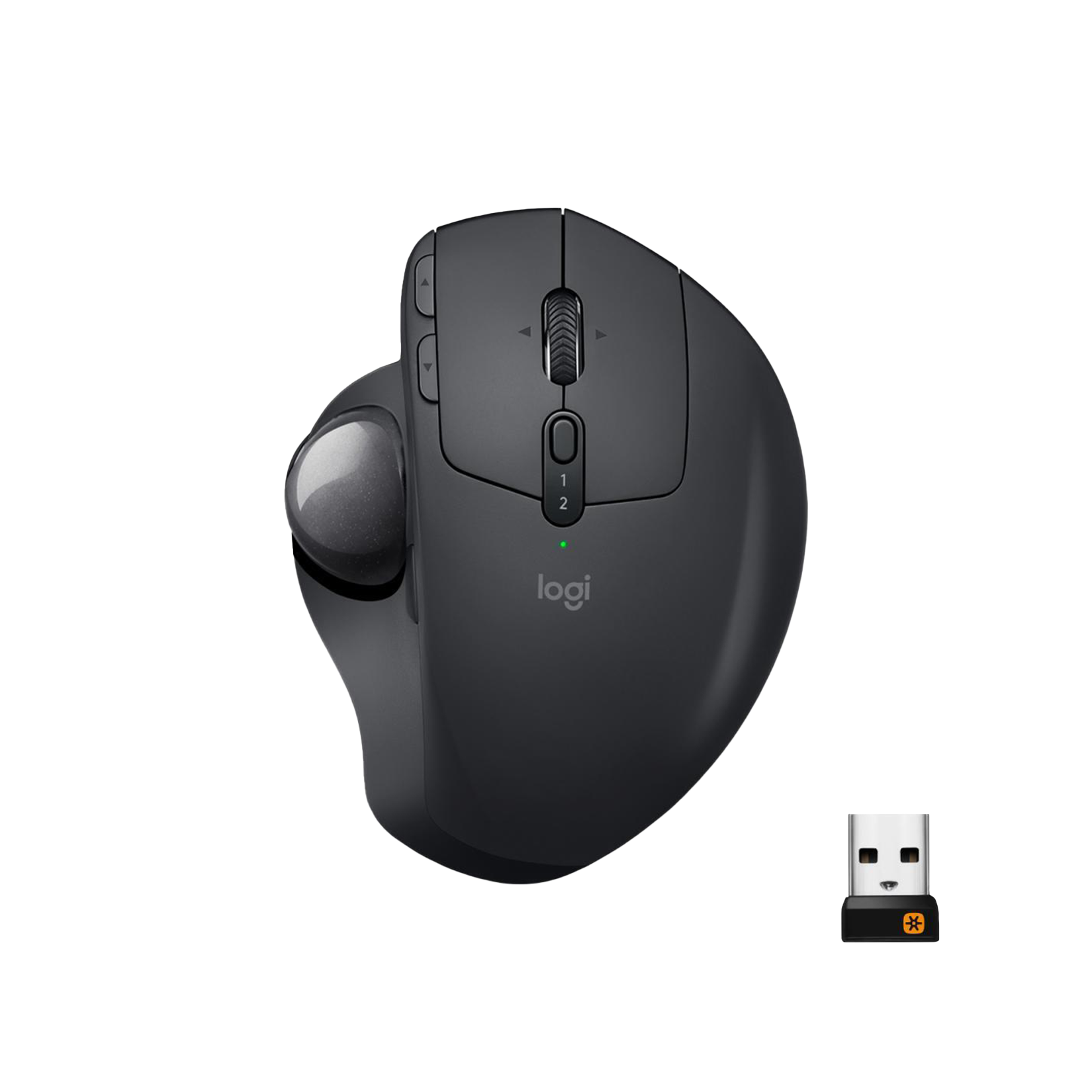 Logitech Maus MX Ergo Trackball Wireless Schwarz - Bild 1