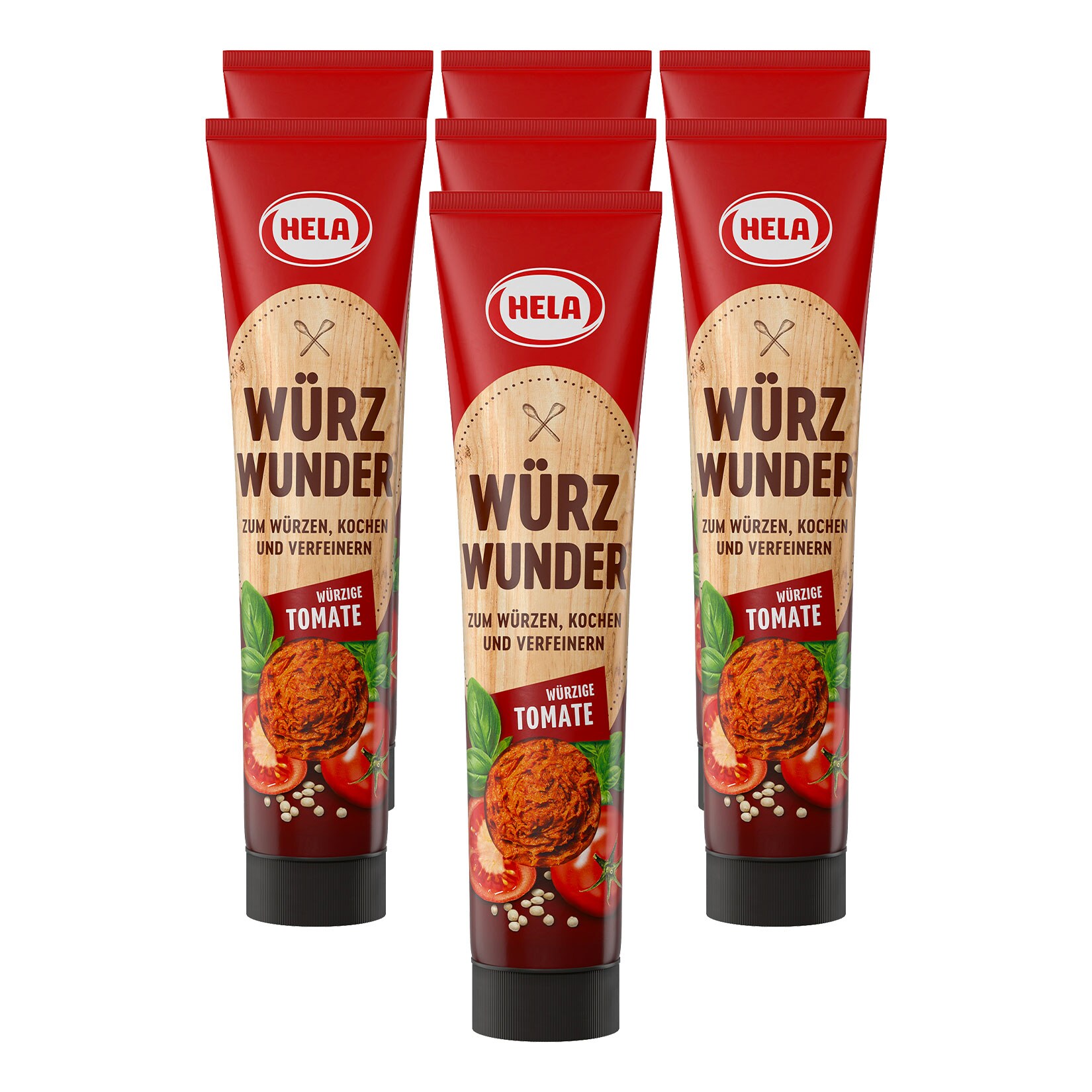 Hela W&uuml;rzwunder w&uuml;rzige Tomate 200 ml, 7er Pack - Bild 1