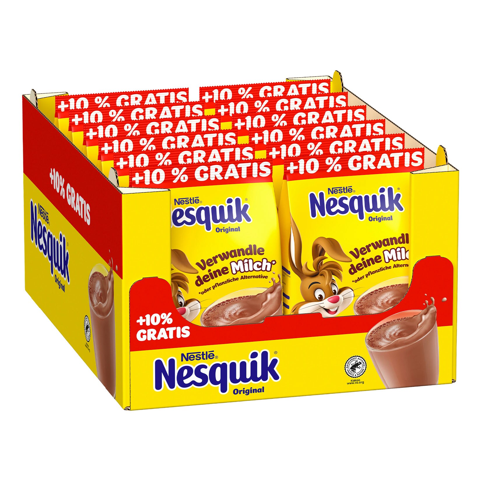 Nestle Nesquik Kakao Getr&auml;nkepulver +10% gratis 440 g, 14er Pack - Bild 1