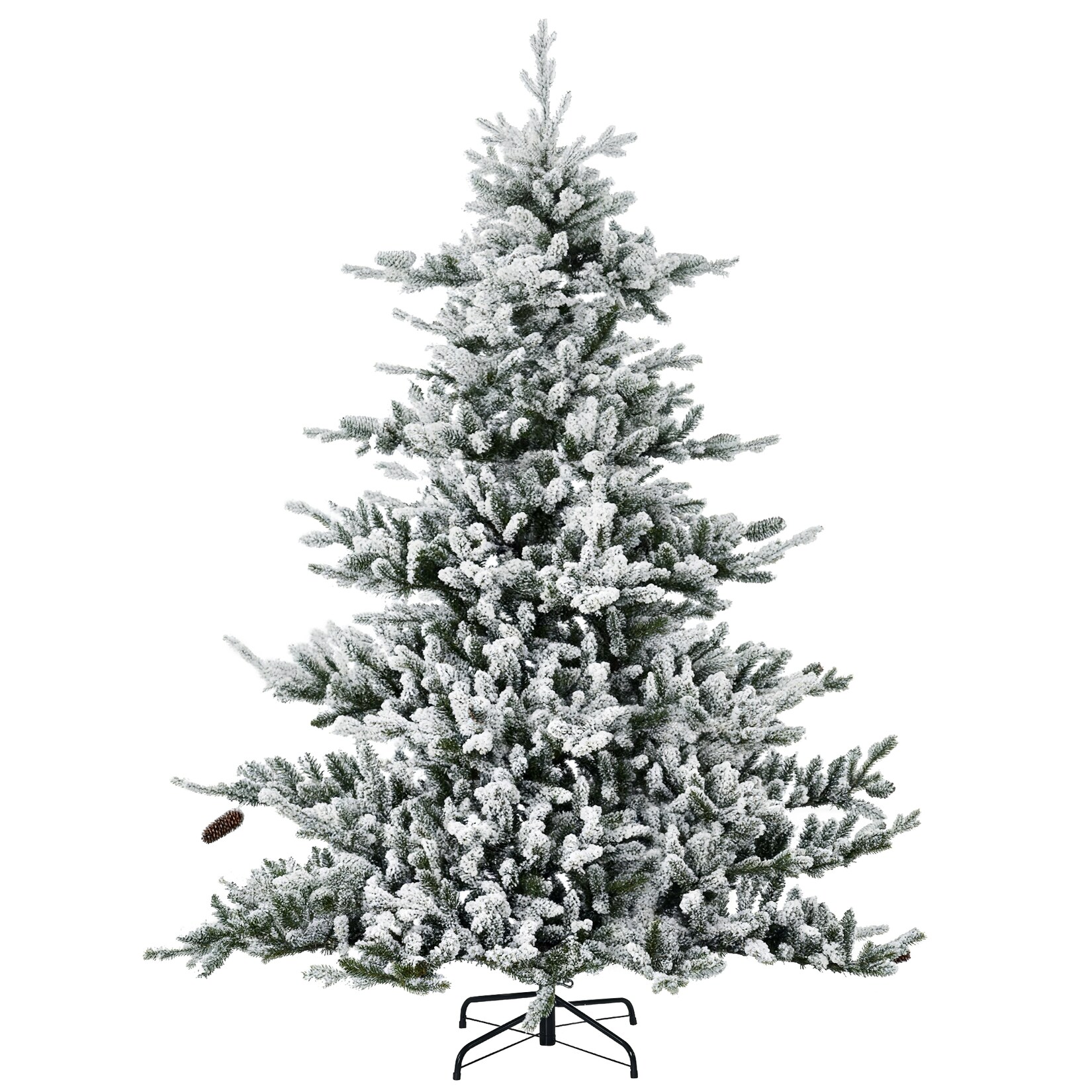 HOMCOM Weihnachtsbaum PE, Kunststoff, Stahlrohre | 04255633540188