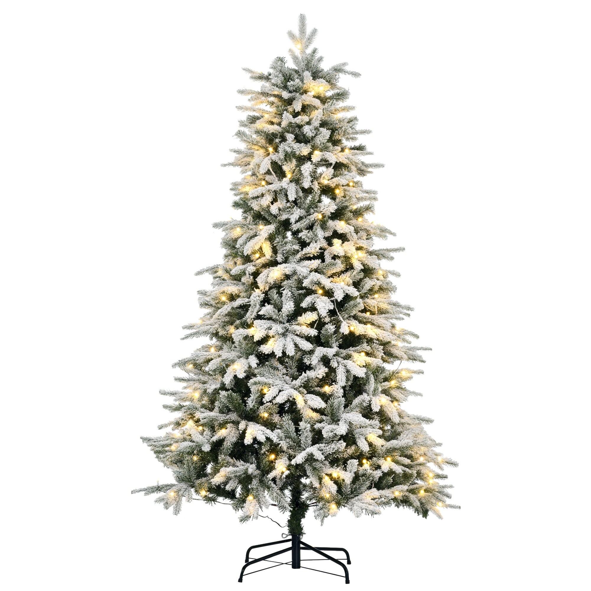 HOMCOM Weihnachtsbaum Kunststoff, Stahl - Bild 1