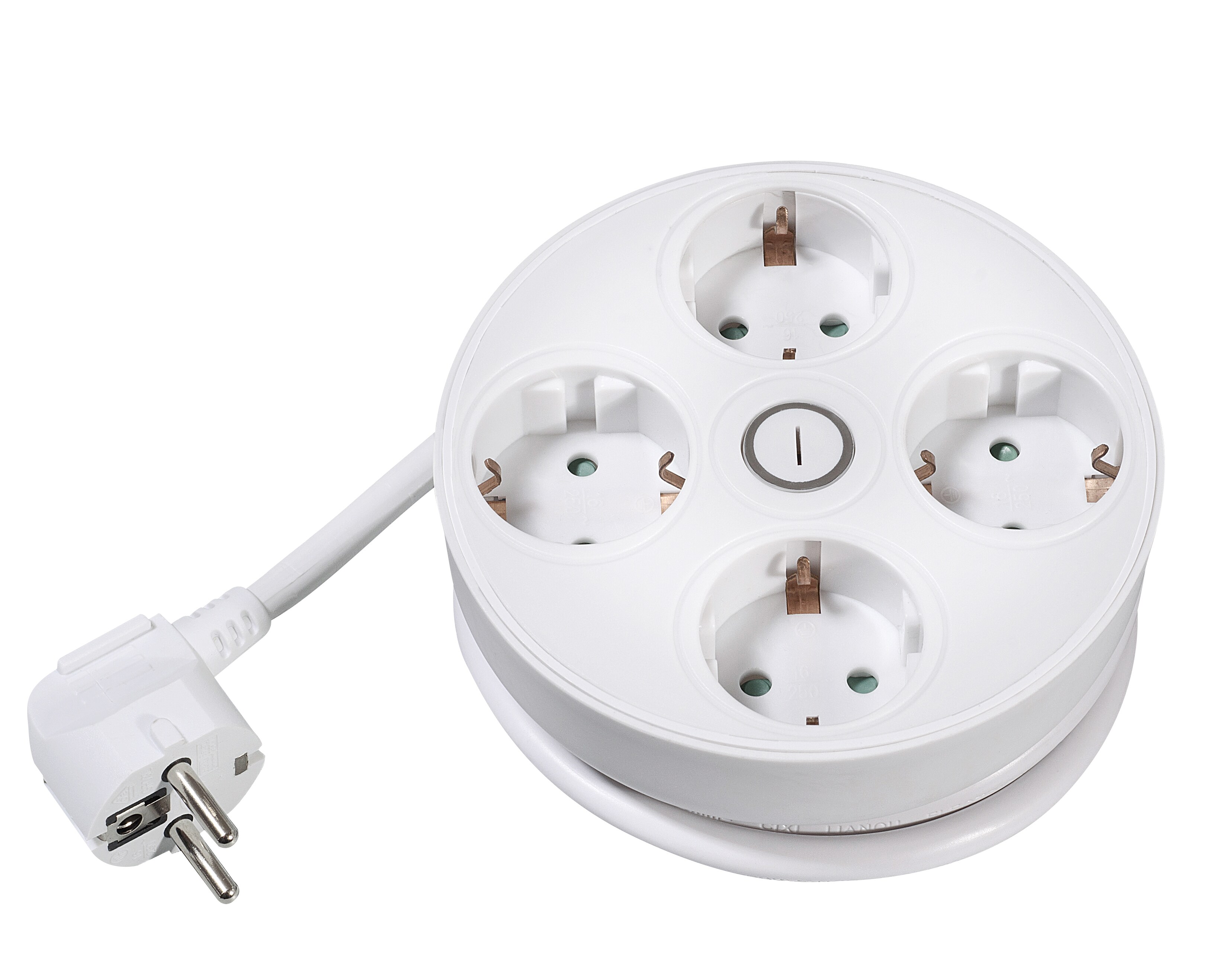 Vivanco Steckdosenrondell - wei&szlig; - Bild 1