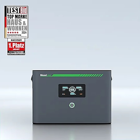 Vorverkauf: Maxxicharge 1.5 Batteriespeicher Lieferbar ab 01.05.2024 inkl. 15% Vorbestellerrabatt auf Batteriespeicher* Anthrazit mit CCU und Poweropti - Bild 1