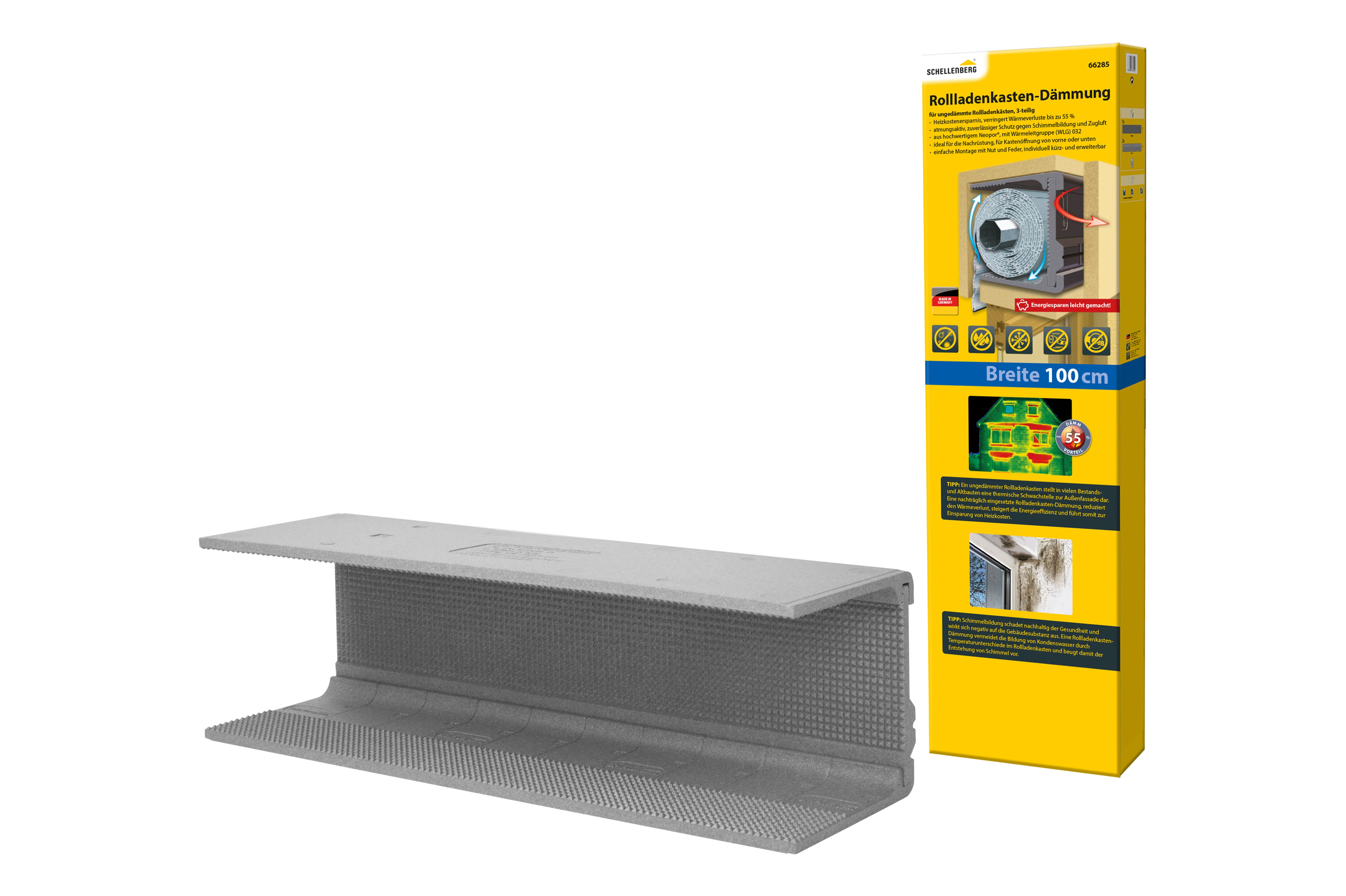 Schellenberg Rolladenkasten-D&auml;mmung 3tlg. - Bild 1