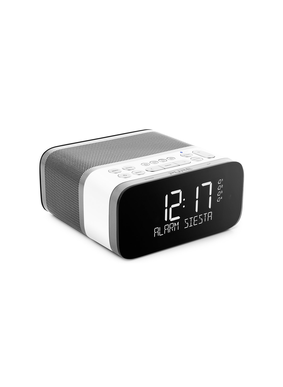 Siesta S6 Bluetooth Radiowecker, Polar - Bild 1