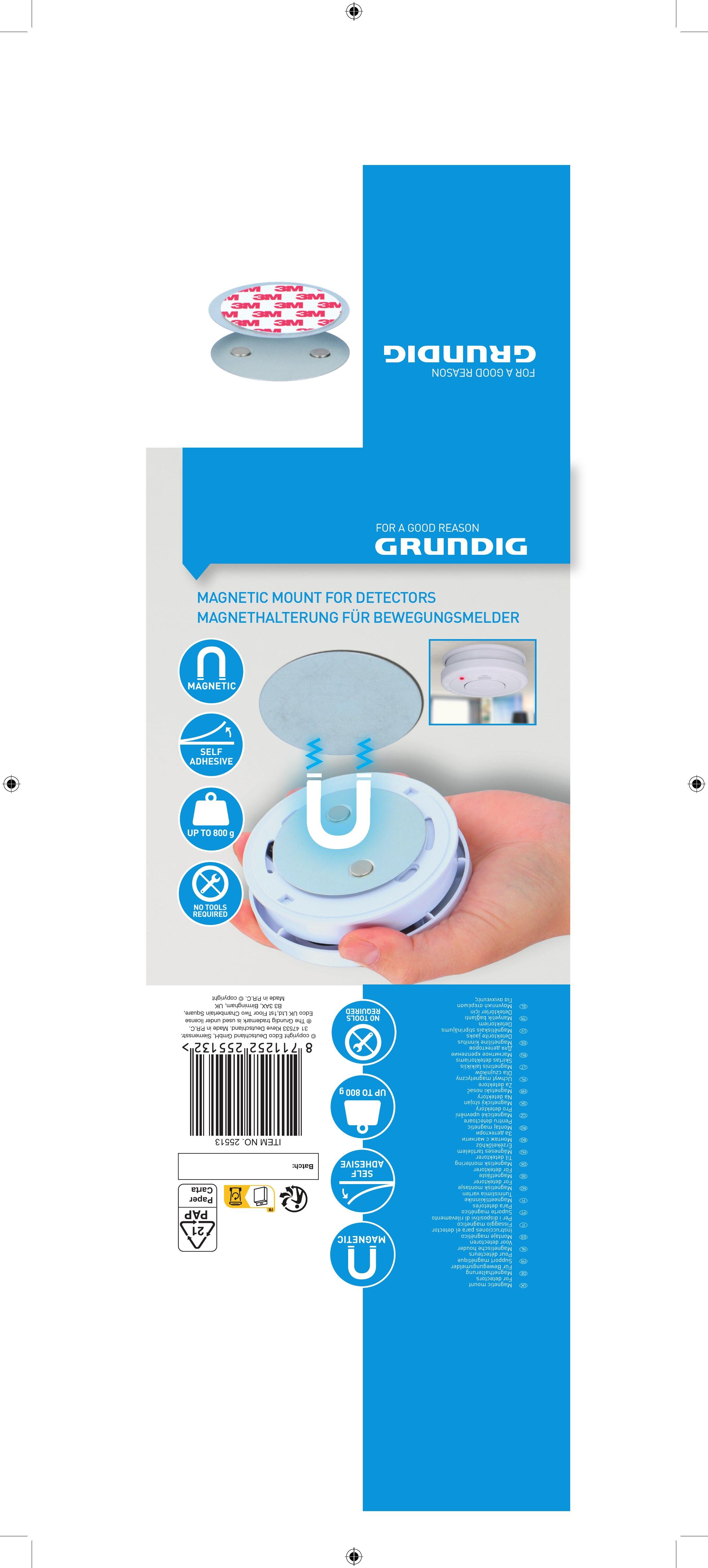 Grundig Magnethalterung 2er Pack - Bild 1