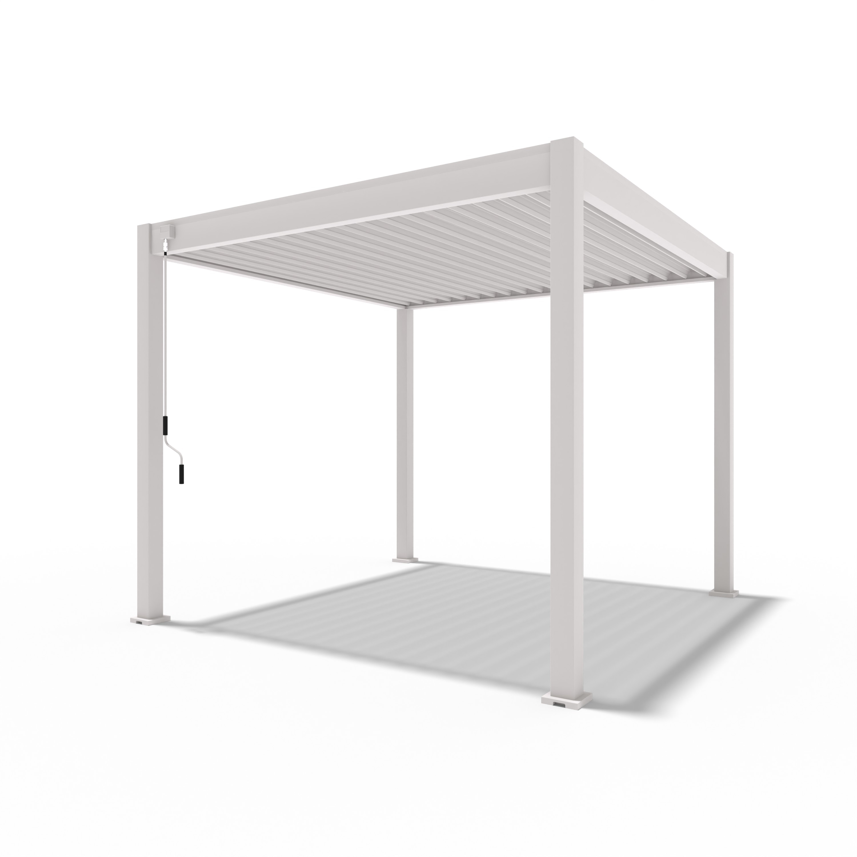 Pergoline Trumpf Pergola Alu Stahl 3 m x 3 m sand - Bild 1