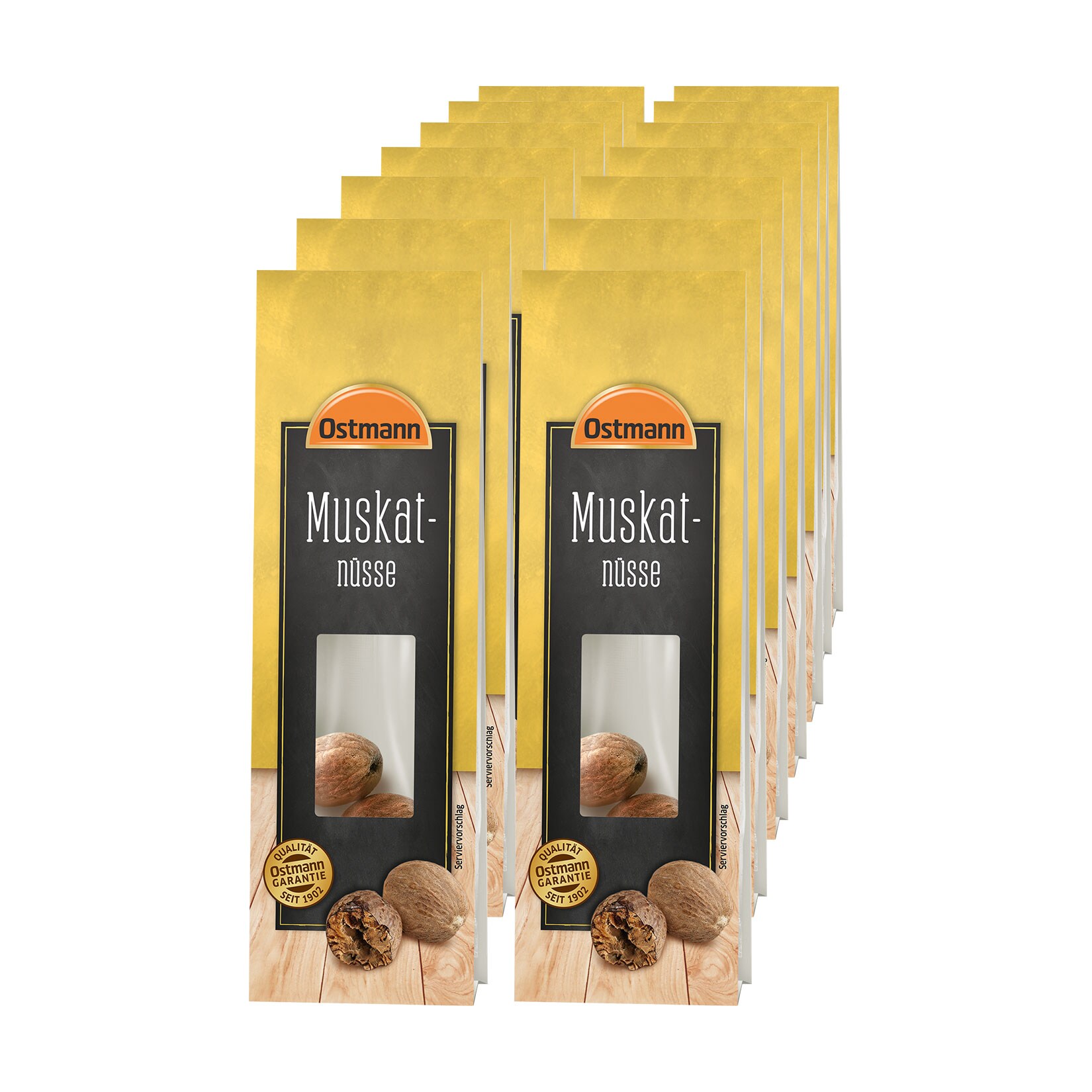 Muskatnüsse 12 g, 14er Pack