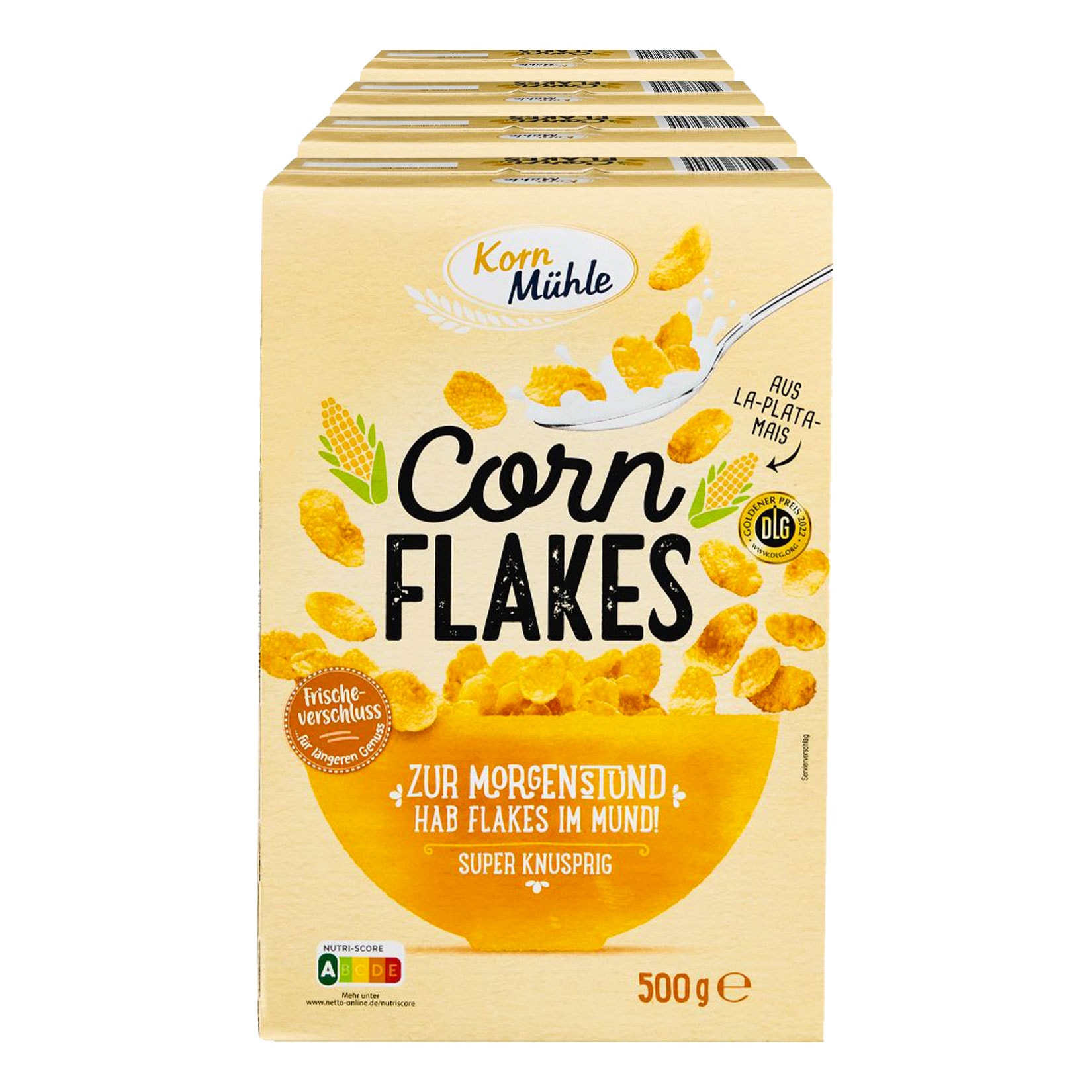 Kornm&uuml;hle Cornflakes 500 g, 4er Pack - Bild 1