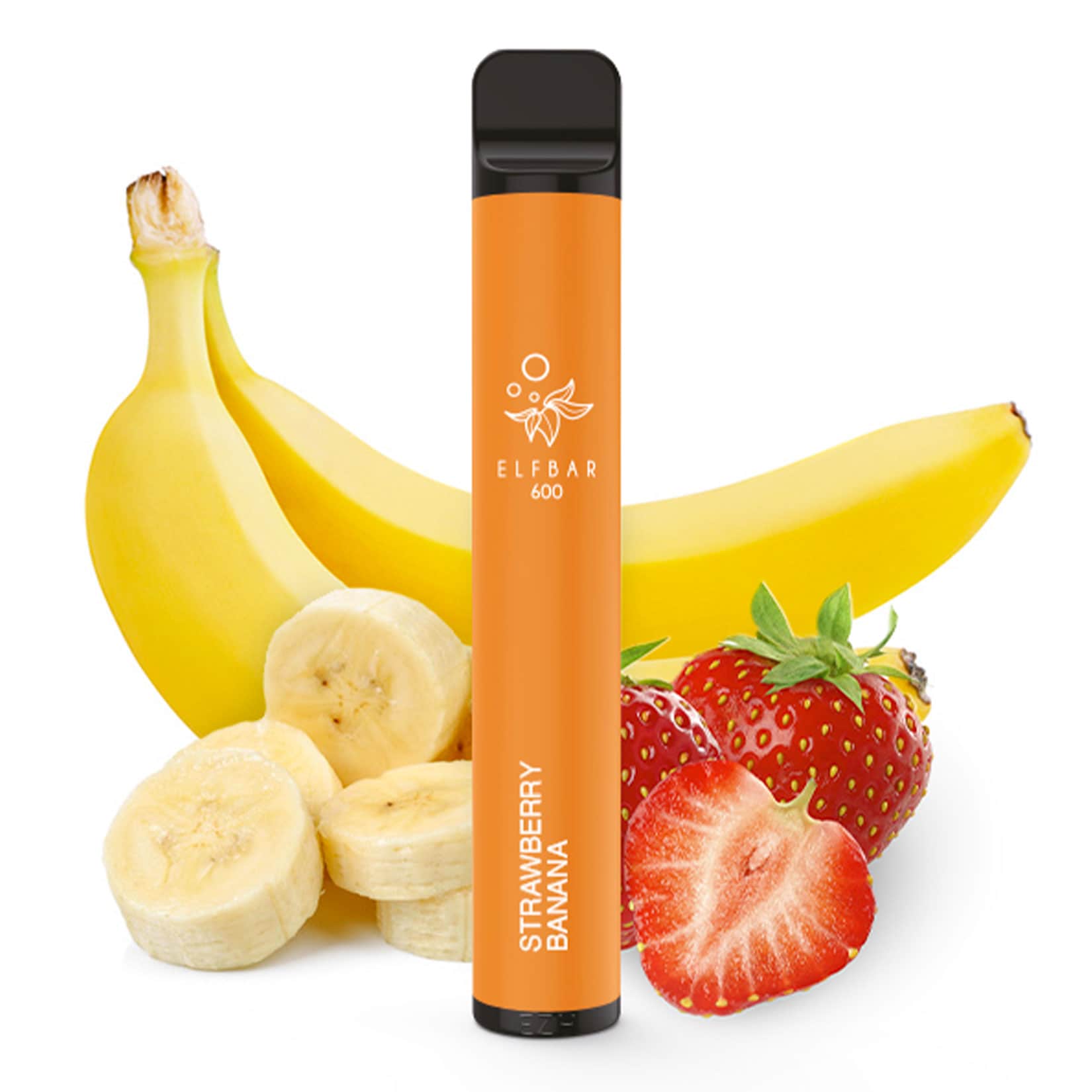 Elf Bar 600 Einweg E-Zigarette Strawberry Banana, 2 ml, 2.0% Nikotin - Bild 1