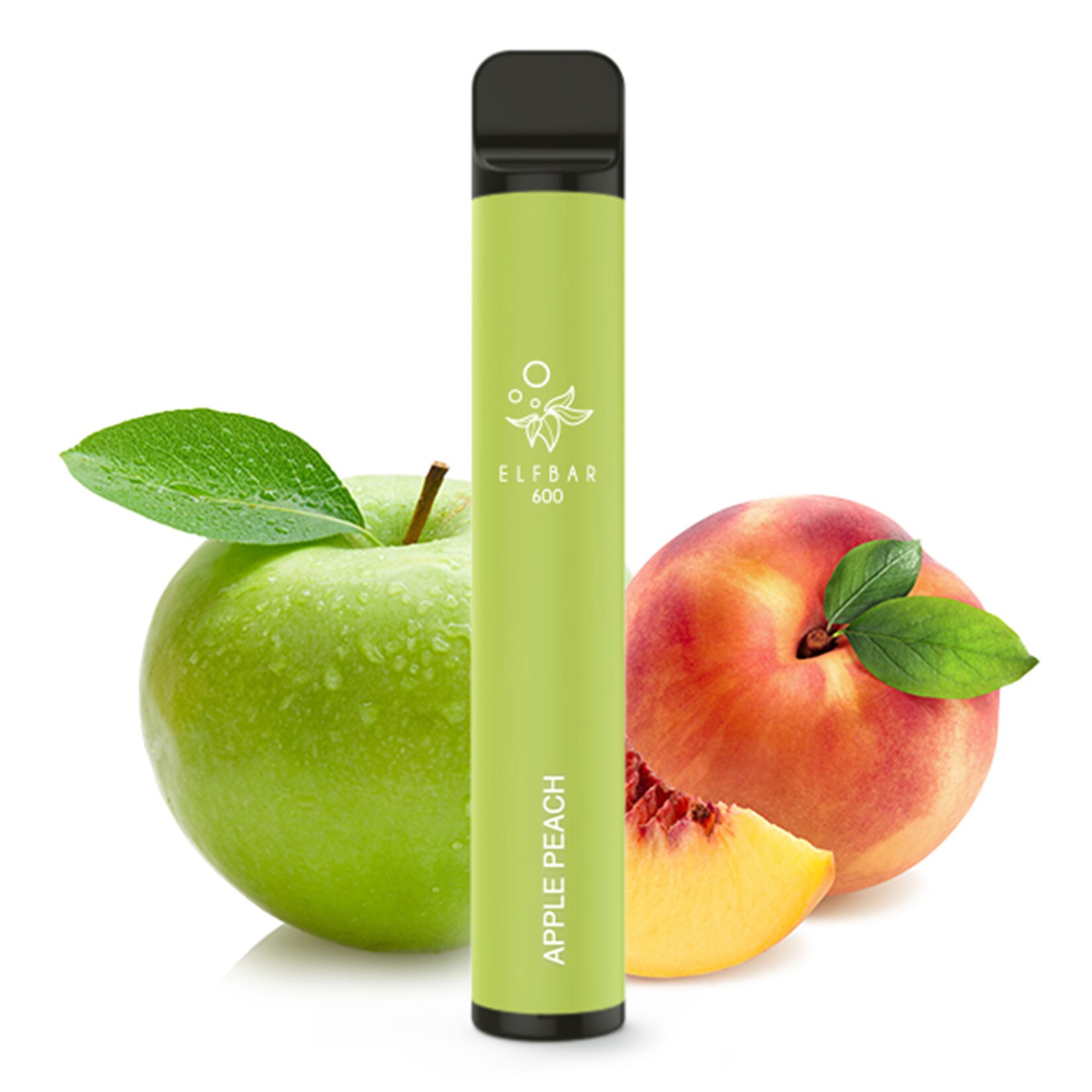 Elf Bar 600 Einweg E-Zigarette Apple Peach, 2 ml, Nikotinfrei - Bild 1