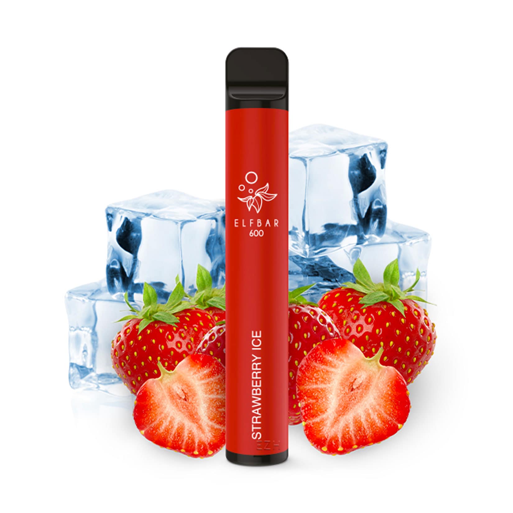 Elf Bar 600 Einweg E-Zigarette Strawberry Ice, 2 ml, Nikotinfrei - Bild 1