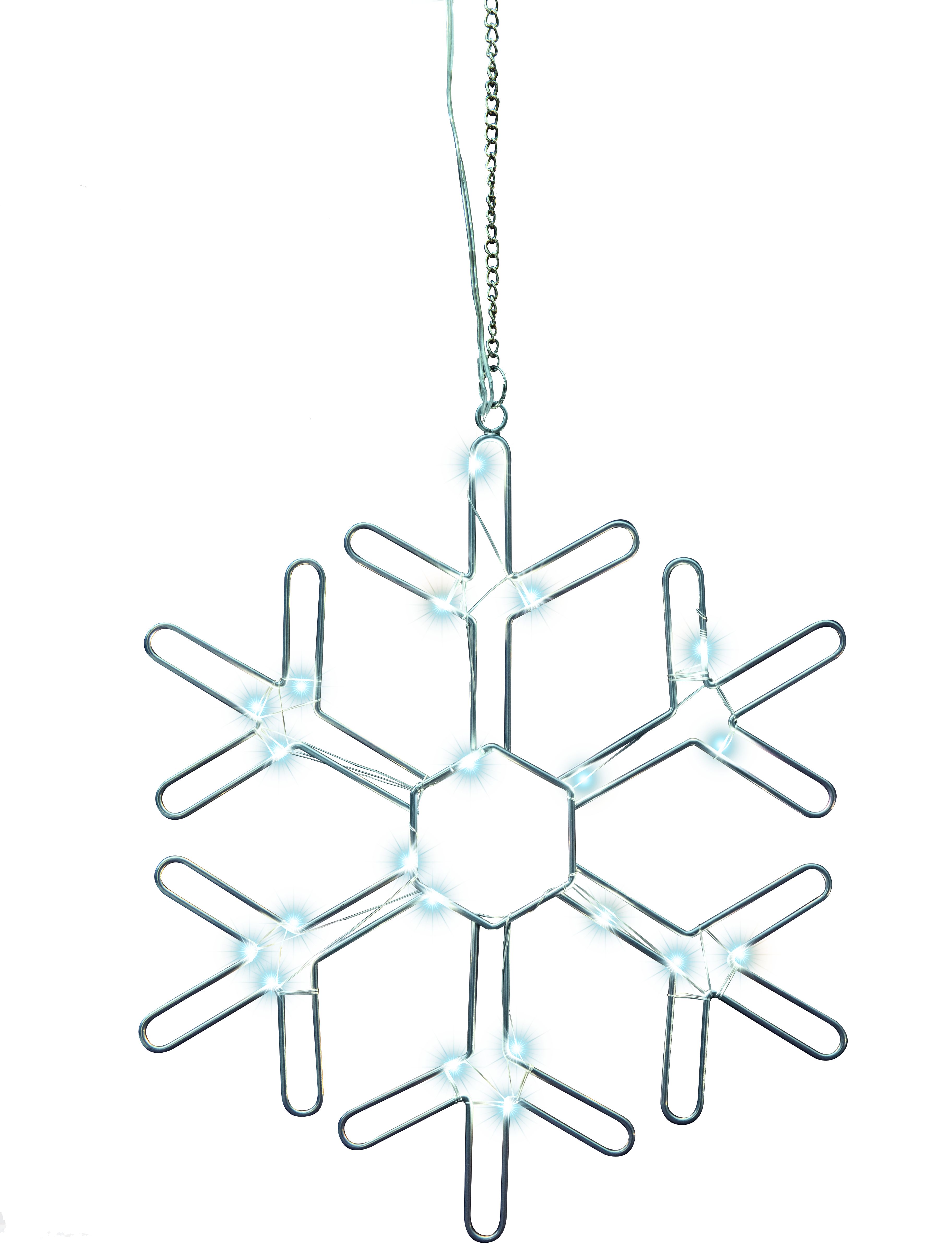 LED H&auml;ngedeko (Schneeflocke) - Bild 1