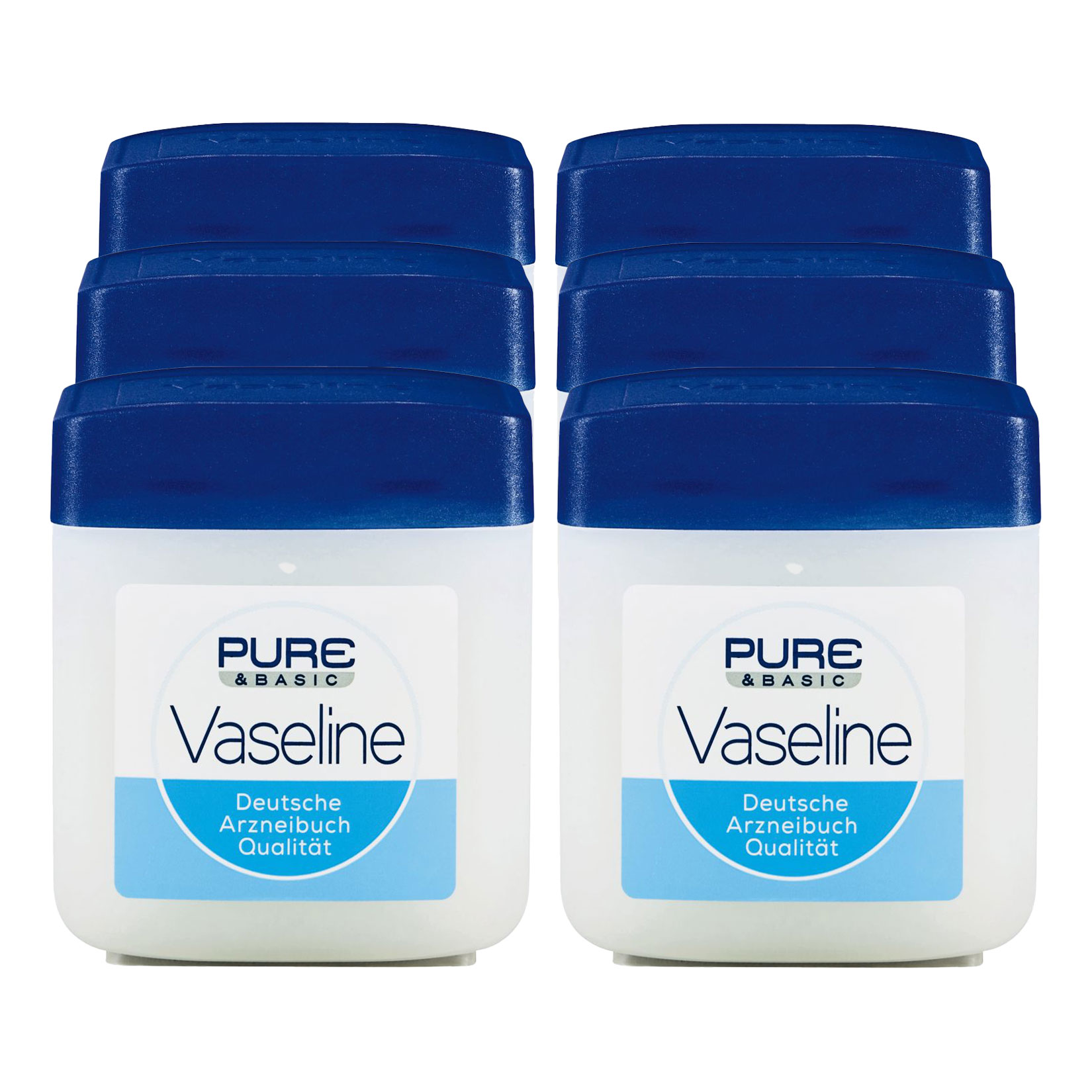 Pure & Basic Vaseline 125 ml, 6er Pack - Bild 1