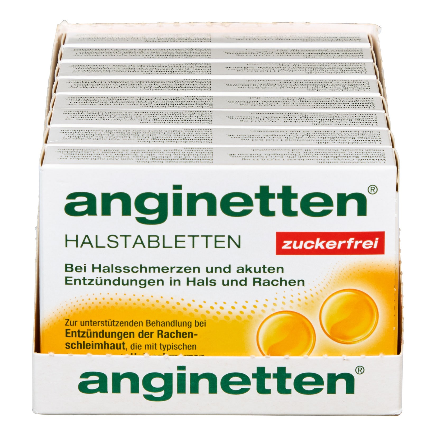 Anginetten dolo akut Honig-Zitrone zuckerfrei 24 St&uuml;ck, 8er Pack - Bild 1