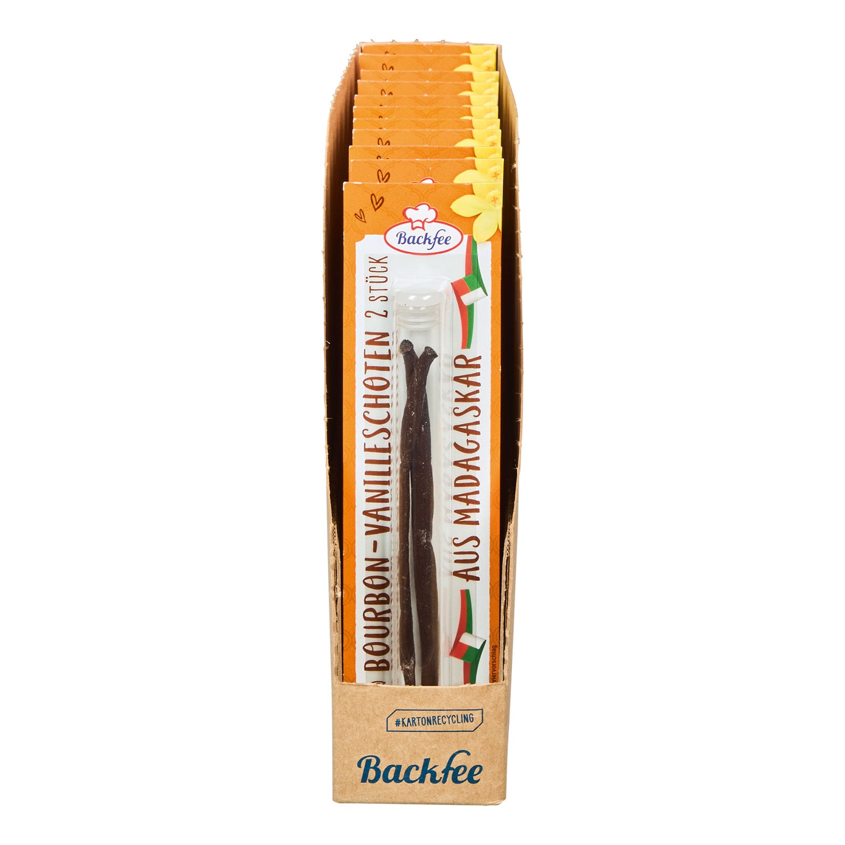 Backfee Bourbon Vanilleschoten 2 St&uuml;ck, 14er Pack - Bild 1