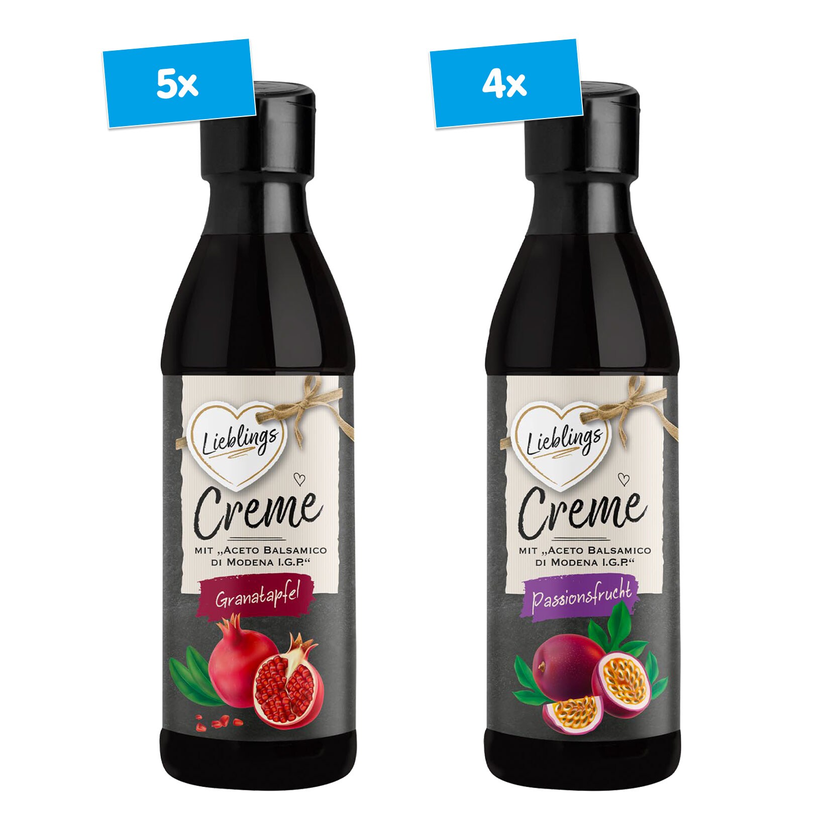 Lieblings Crema Aceto Balsamico 250 ml, verschiedene Sorten, 9er Pack - Bild 1