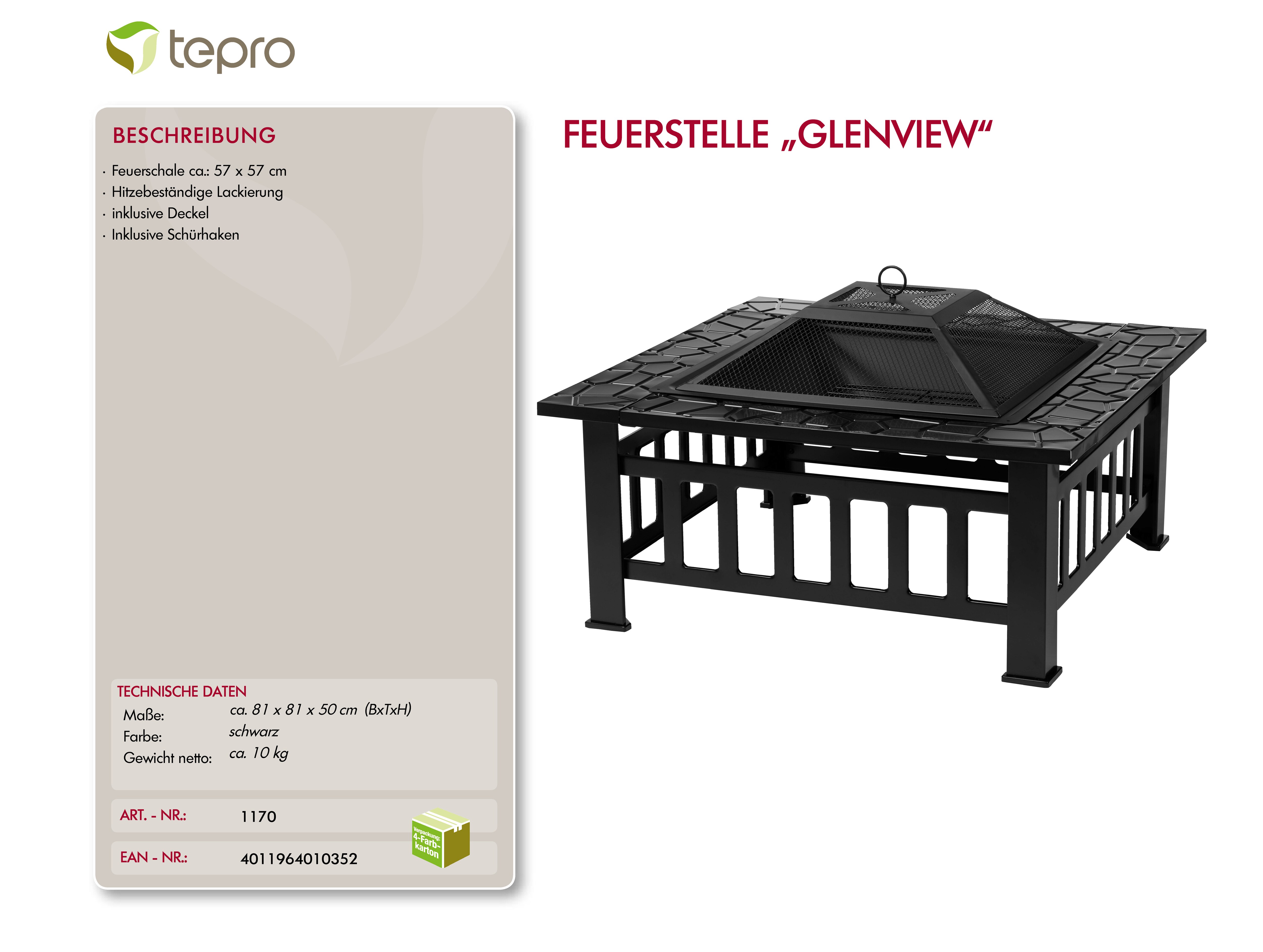 tepro Feuerstelle Glenview - Bild 1