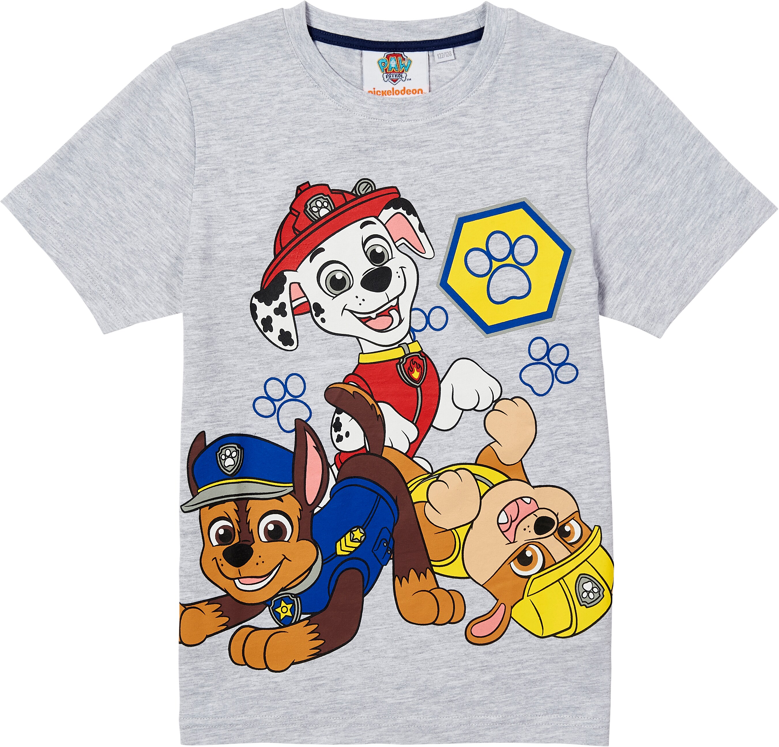 Kinder Lizenz T-Shirt f&uuml;r Jungen und M&auml;dchen 2er - Paw Patrol Boys 98/104 - Bild 1