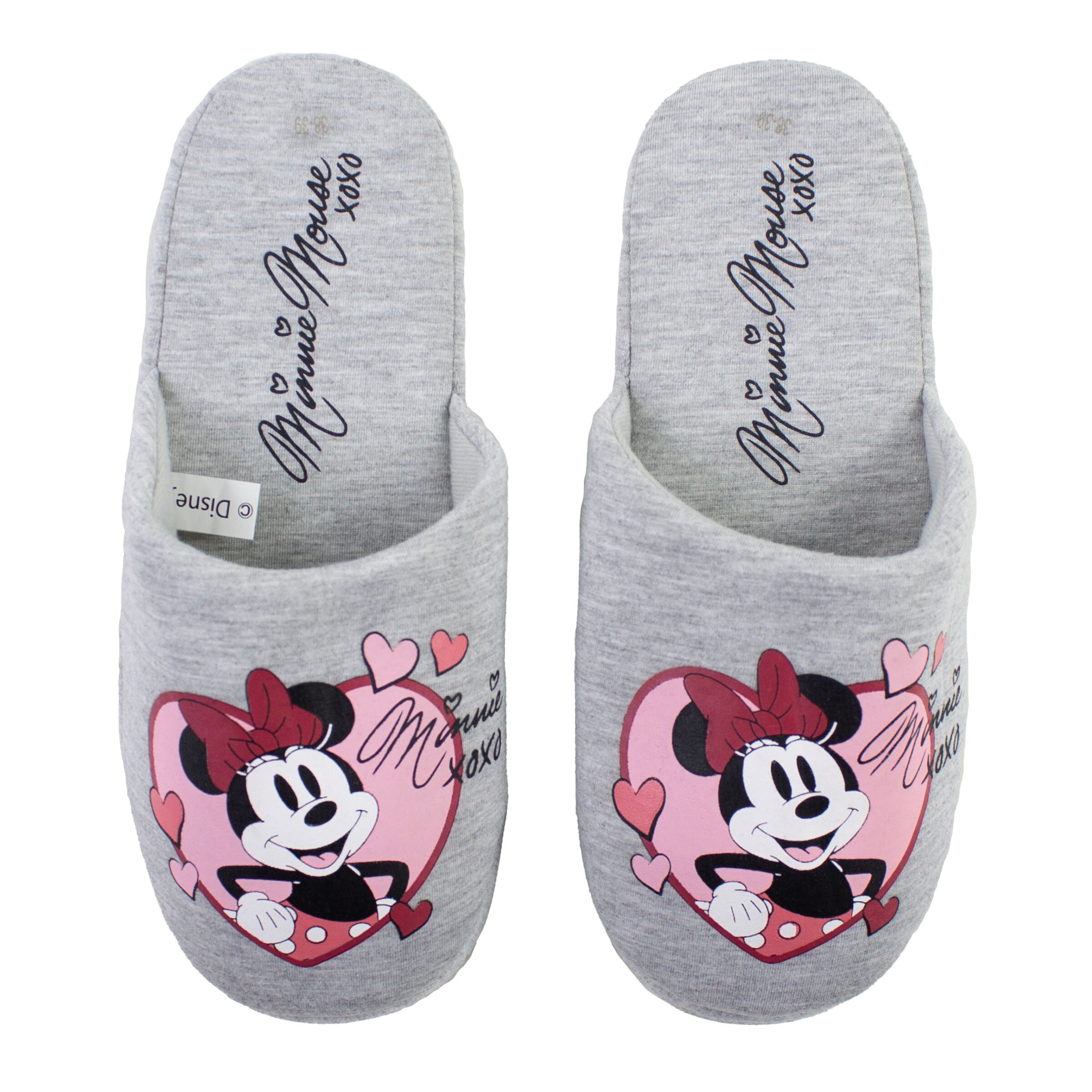 Pantoletten f&uuml;r Damen oder Herren - Minnie Mouse Gr. 36/37 - Bild 1