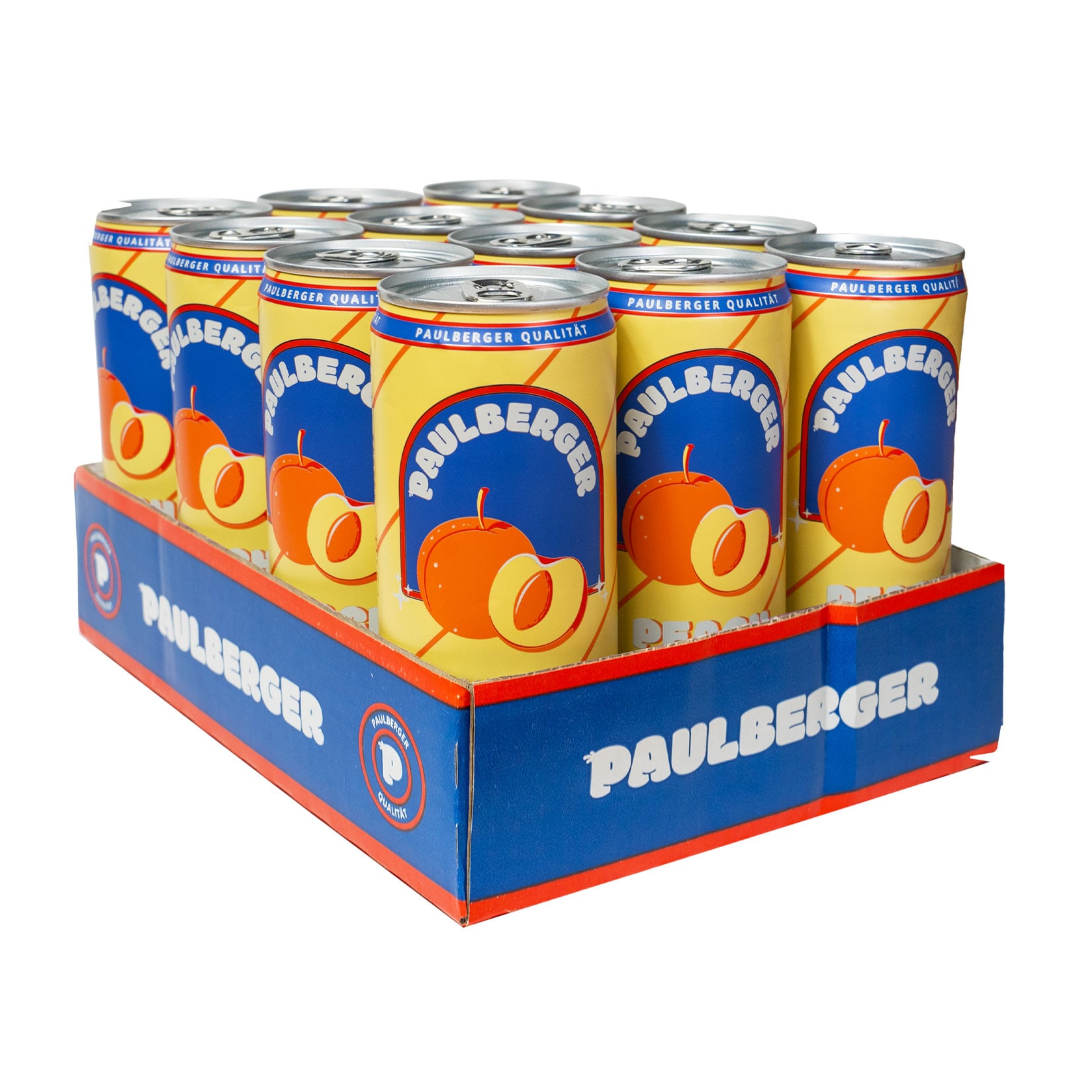 Paulberger Peach 0,33 Liter, 12er Pack - Bild 1