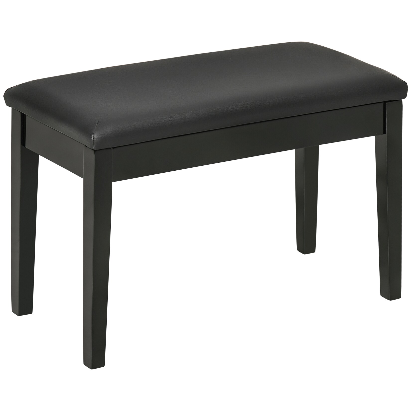 HOMCOM Klavierbank Gummiholz, Kunstleder, Schaumstoff | 04255633503886
