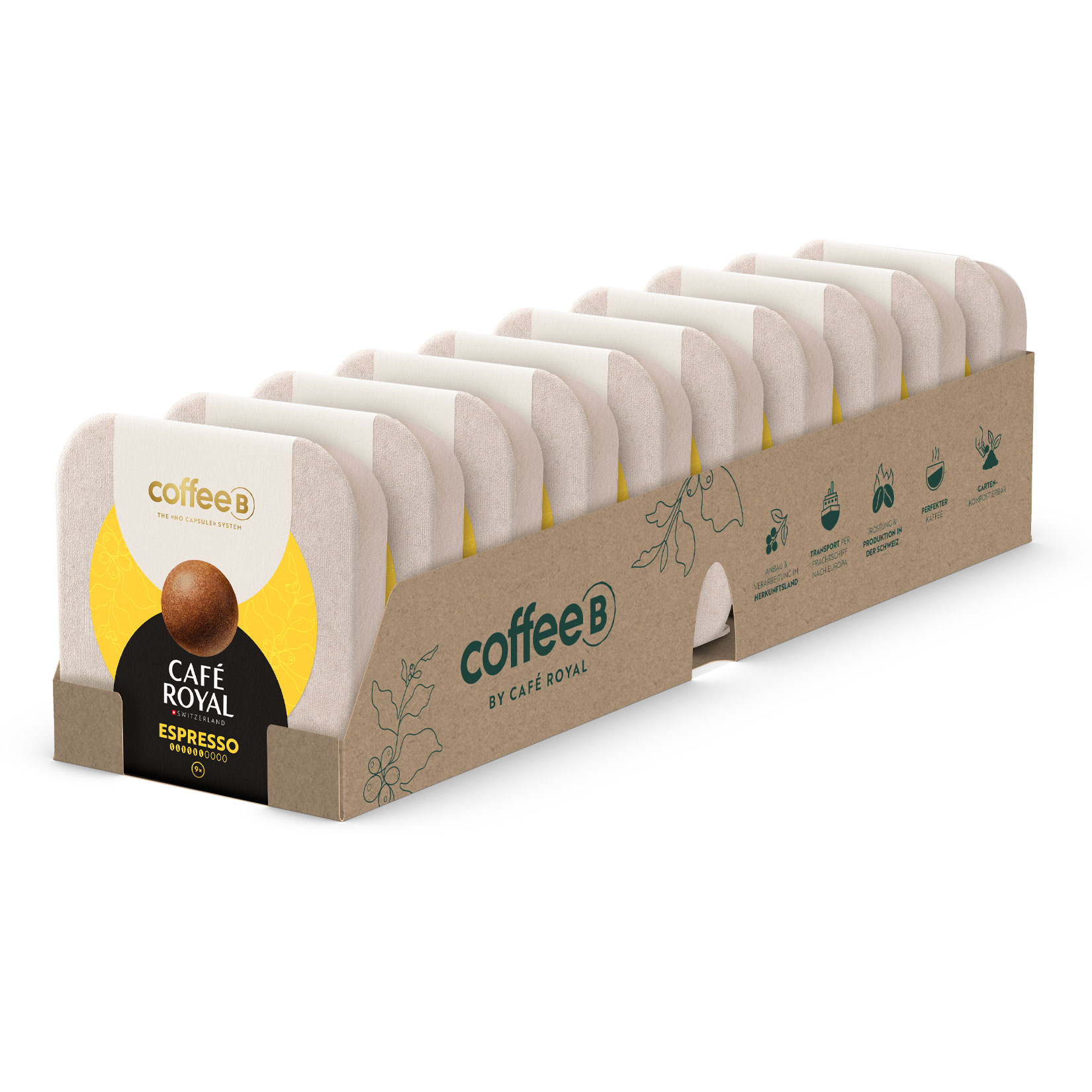 CoffeeB by Caf&eacute; Royal Espresso 9 Coffee Balls 51g, 10er Pack - Bild 1