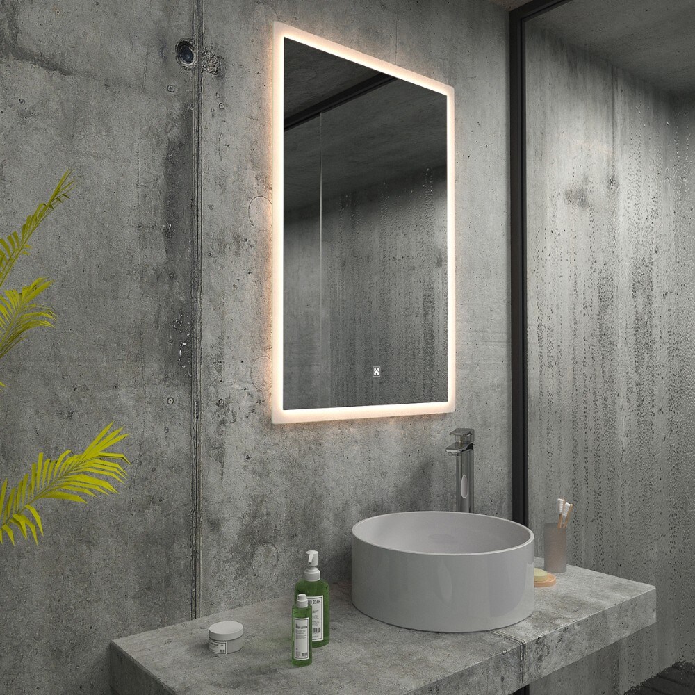 HOME DELUXE LED-Spiegel Rechteckig NOLA – 60 x 80 cm – versch. Ausführungen | 04058166257253