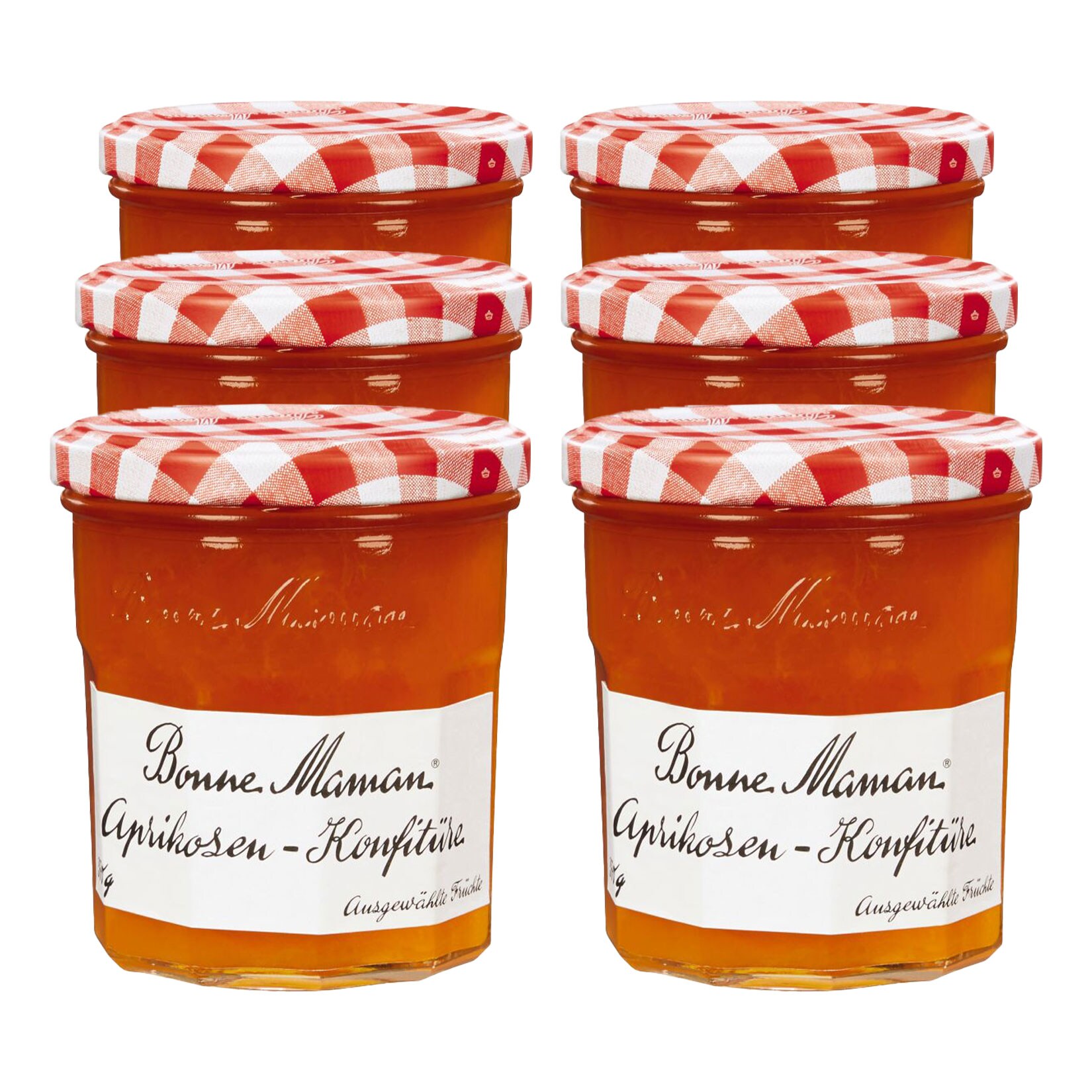 Bonne Maman Konfitüre Aprikose 370 g, 6er Pack | 03045328072497