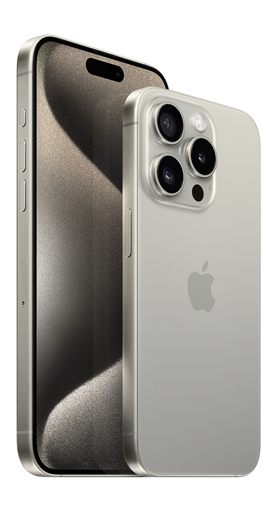 Apple Handys iPhone 15 Pro Max 256GB Titan Natur