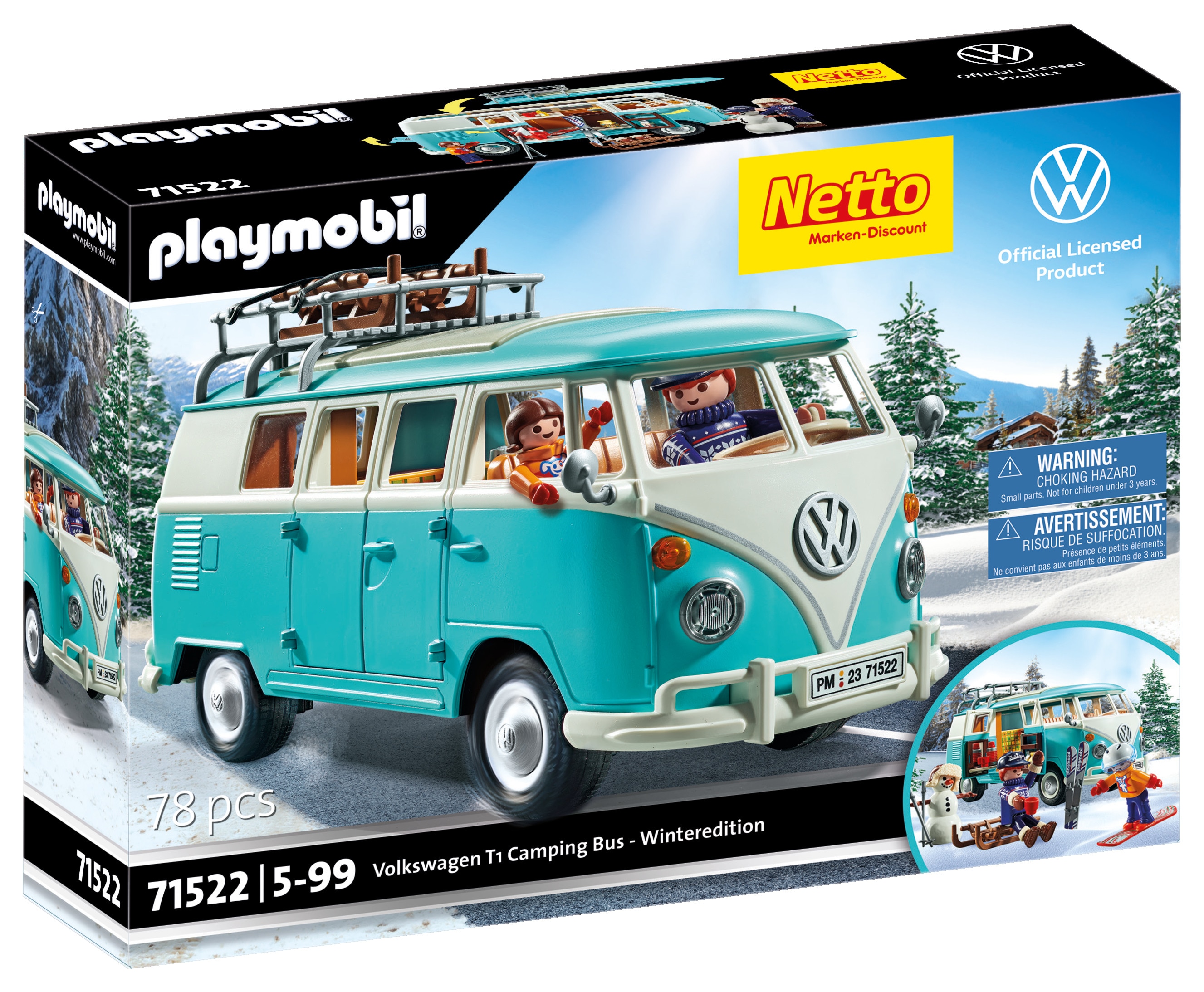 Playmobil 71138 - Volkswagen T1 Van Camping Bus Combi VW - Netto Edition 2