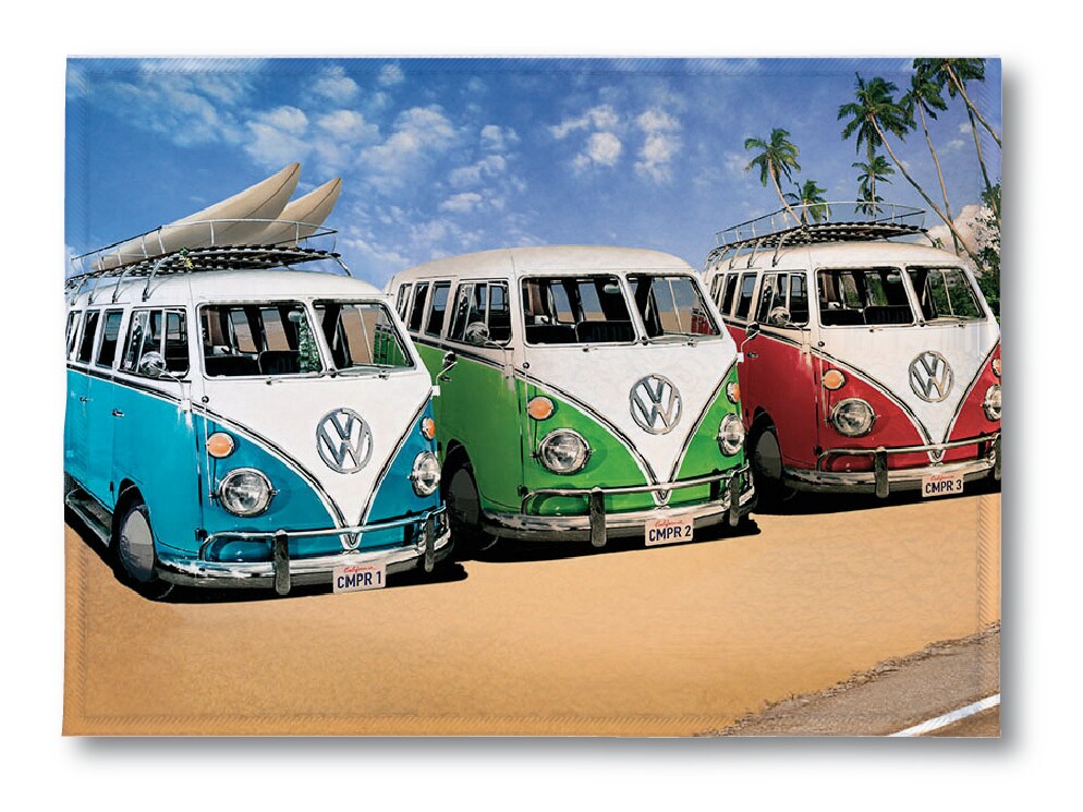 VW Fu&szlig;matten 50x70 -versch. Ausf&uuml;hrungen - VW050 DM, 3 Bulli - Bild 1