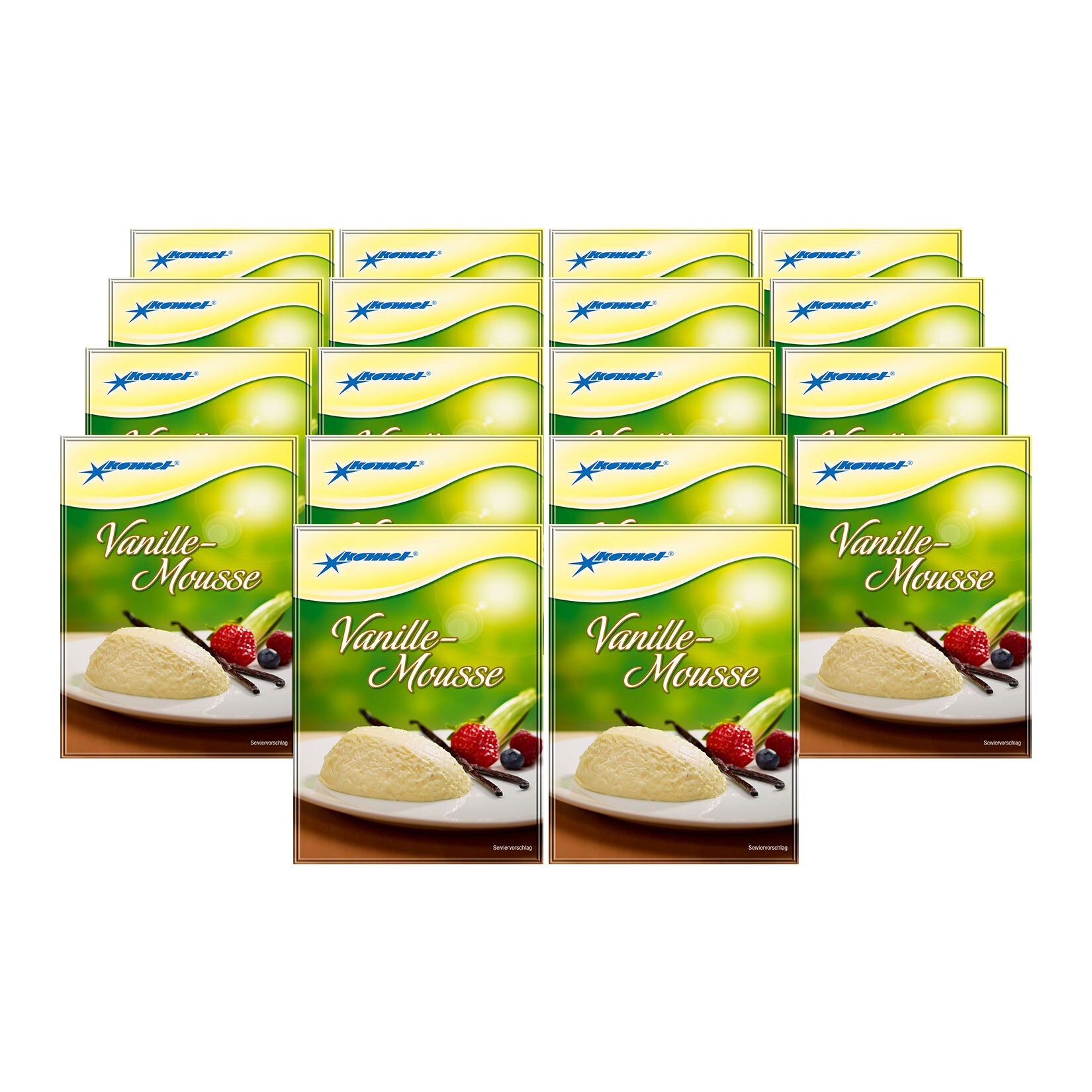Komet Mousse Vanille 250 ml, 18er Pack - Bild 1