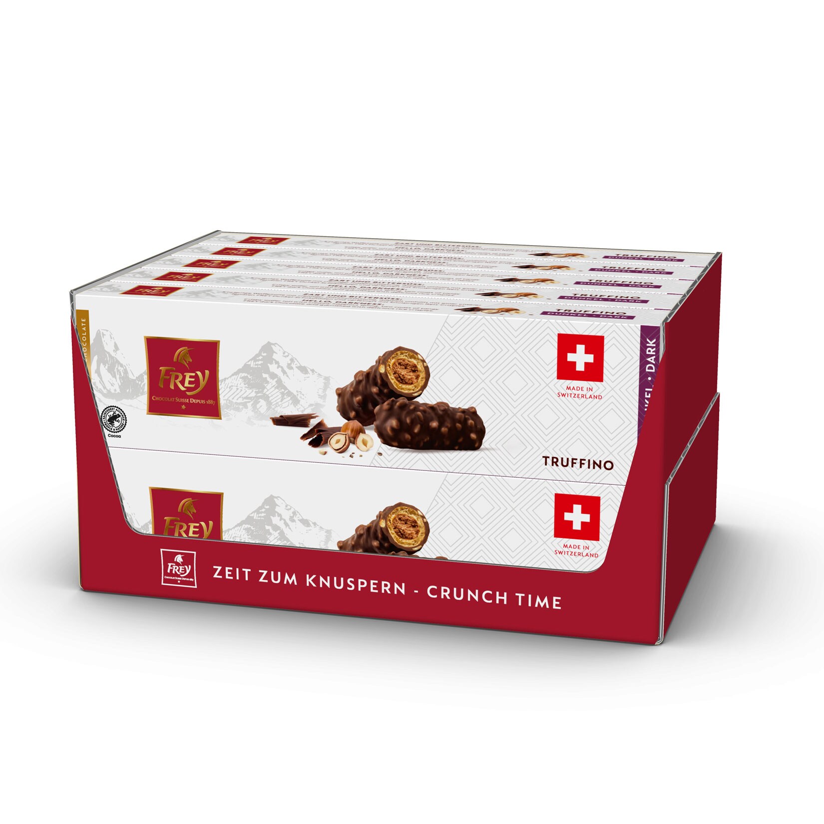 Frey Biskuit Truffino Noir 100 g, 10er Pack - Bild 1